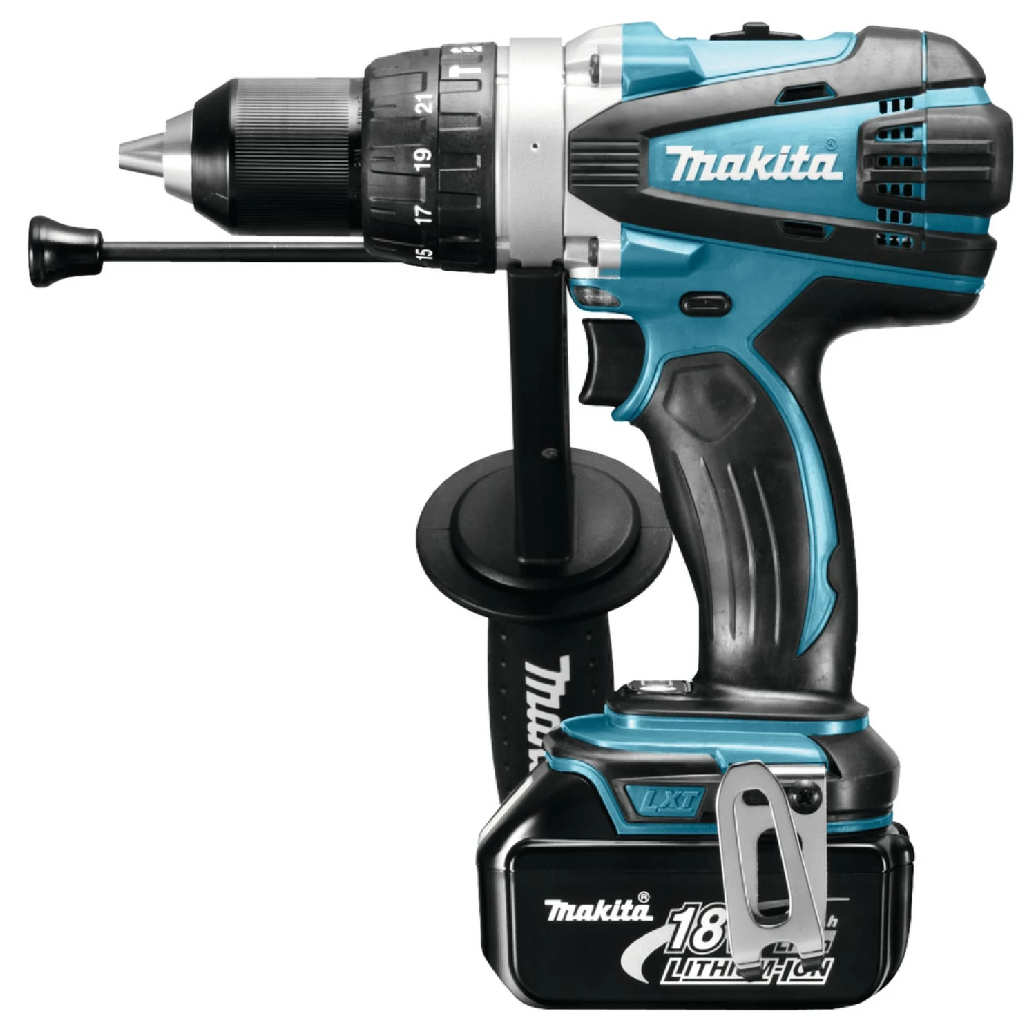 Makita DLX2145MJ - Pack 2 outils sans-fil - 18V Li-ion - Perceuse et boulonneuse -2 batteries 4,0 ah - Mbox-image