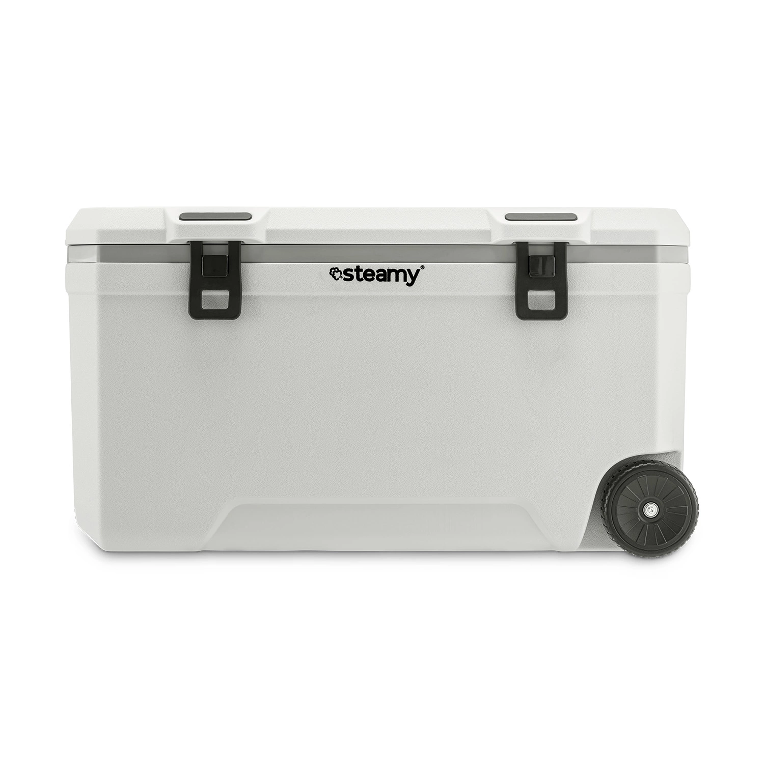 Steamy SCM120W Marine 120 Glacière à roulettes - 120 L - Blanc-image