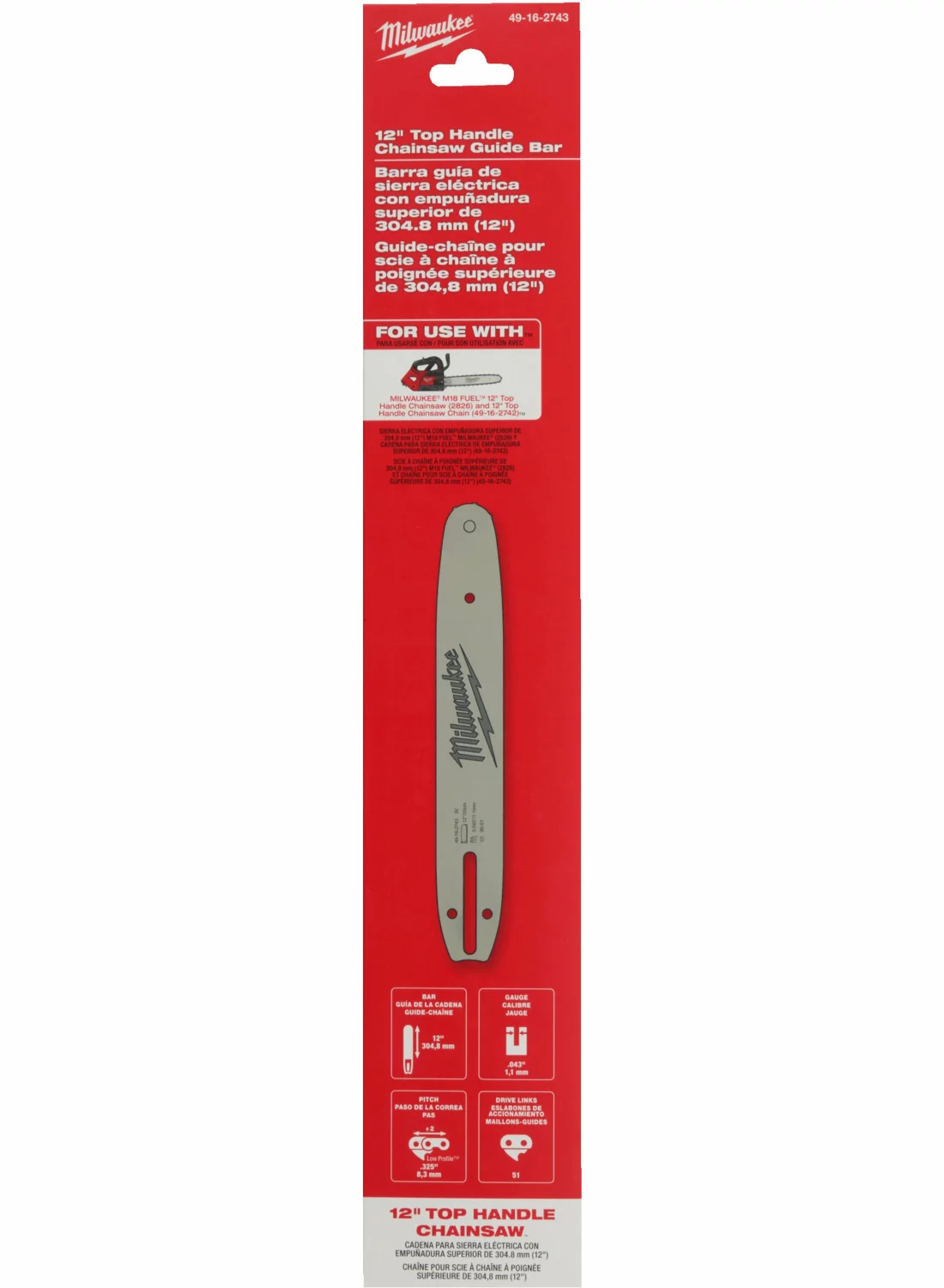 Milwaukee 4932480171 Rail de guidage - 300 mm-image