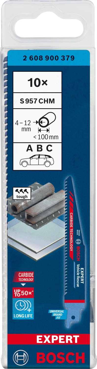 Bosch S957CHM EXPERT reciprozaagblad voor vehicle rescue - 150 x 1,35 (10st)-image