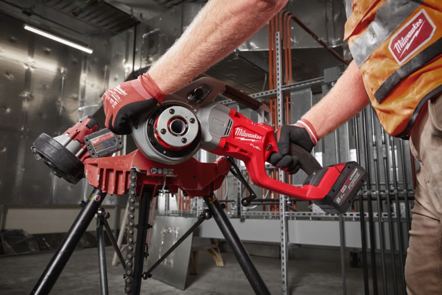 Milwaukee M18 FPT114-0C 18 V Li-ion batterie coupe-fil corps dans un coffret - 1/8 » à 1 1/4 »-image