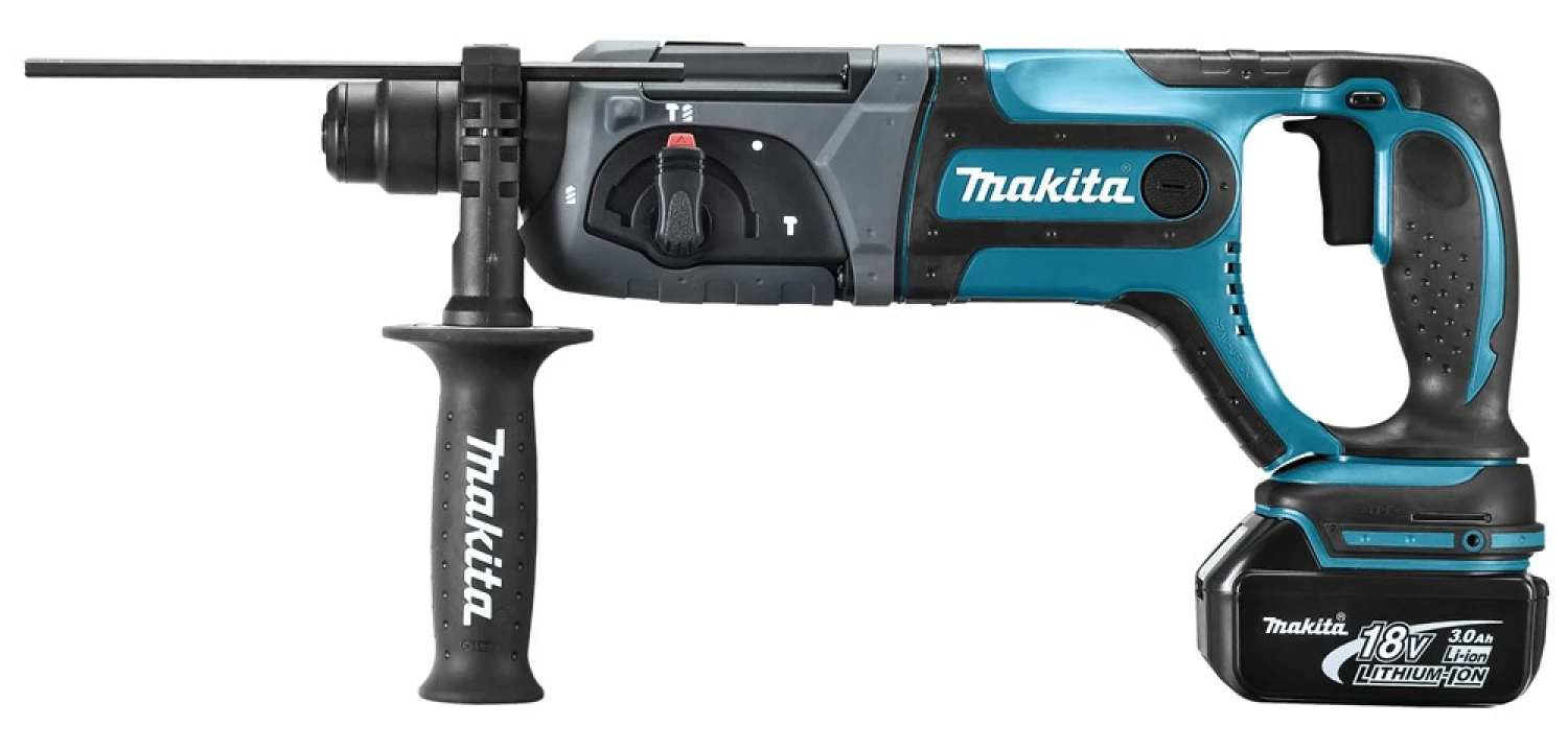 Makita DHR241RFJ Perfo-burineur SDS-plus à batteries 18V Li-Ion set (2x batterie 3.0Ah) dans MAKPAC - 2,0J-image