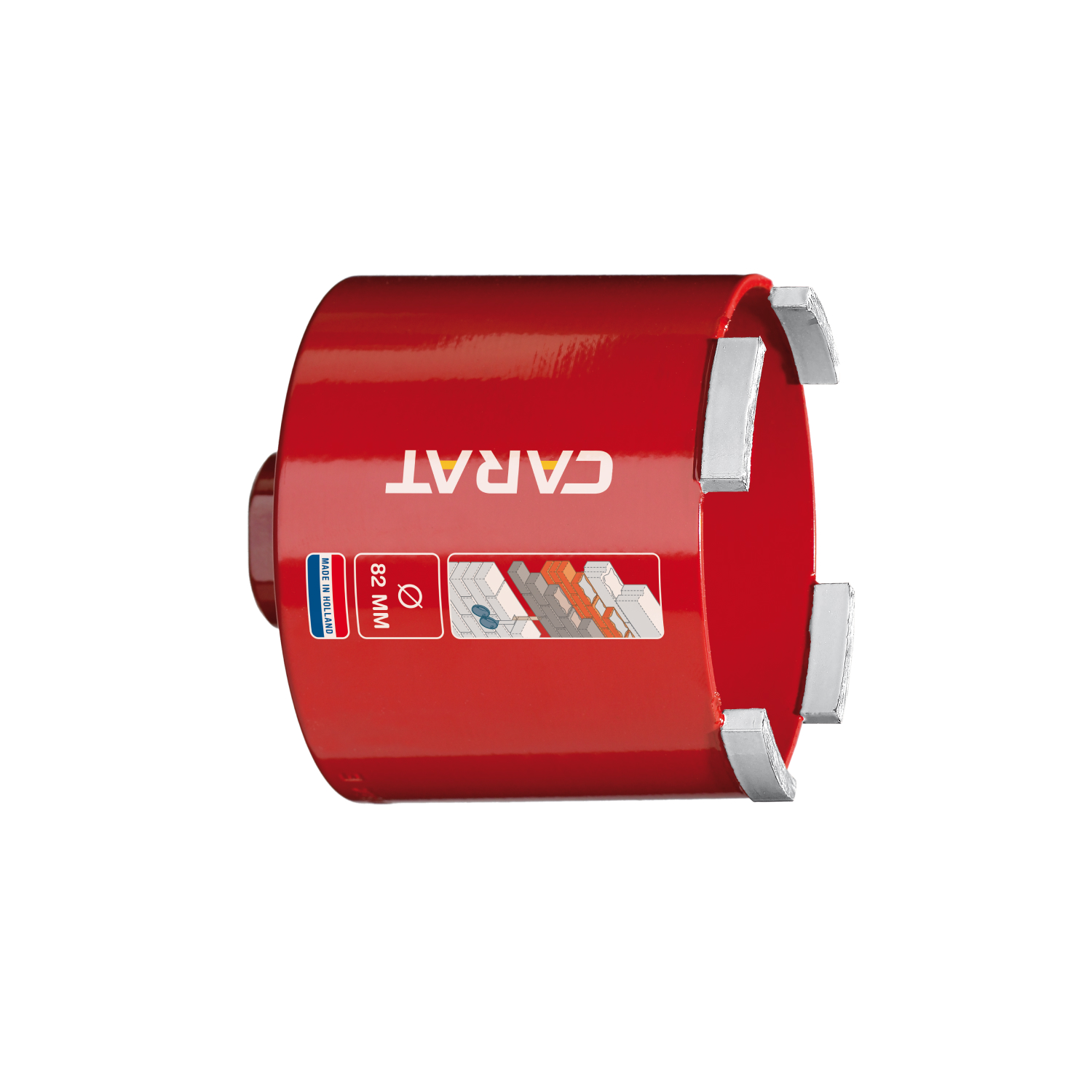 Carat HTS082604E Dustec Diamant Dozenboor ECO voor baksteen en abrasieve materialen - 82 x 60mm M16-image