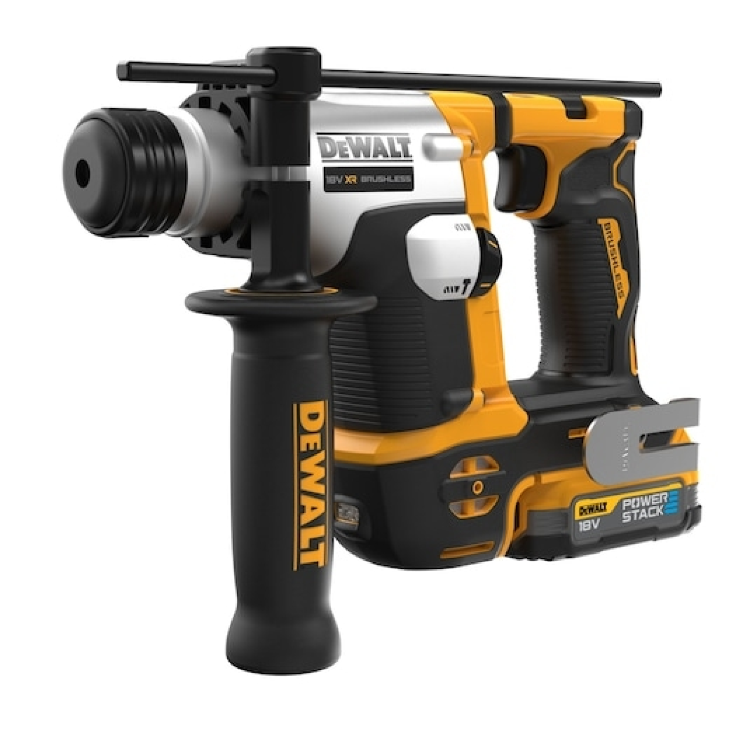 DeWALT DCH172E2T 18V Li-ion XR accu SDS-plus boorhamer set (2x POWERSTACK accu) in TSTAK - 1.4J - koolborstelloos-image
