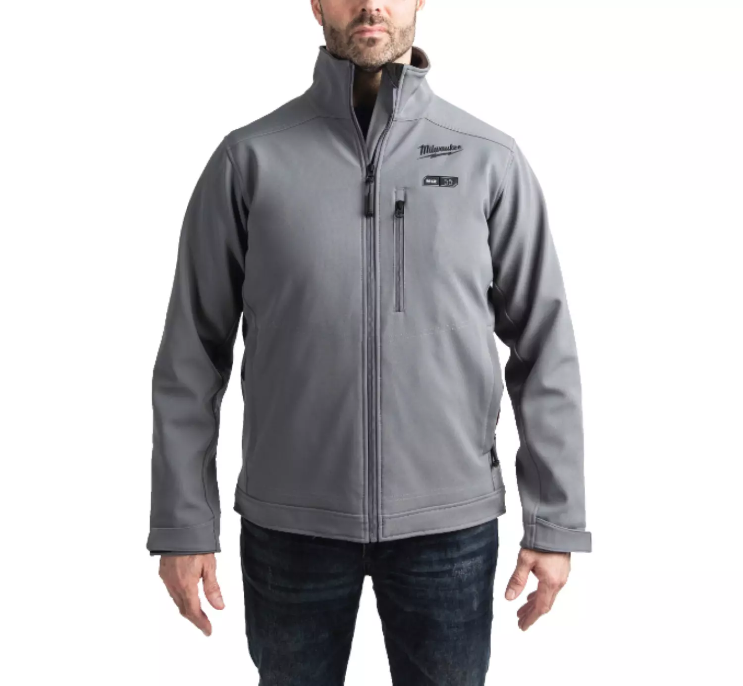 Milwaukee M12 HJGREY5-0 (L) premium heated jacket - grijs-image