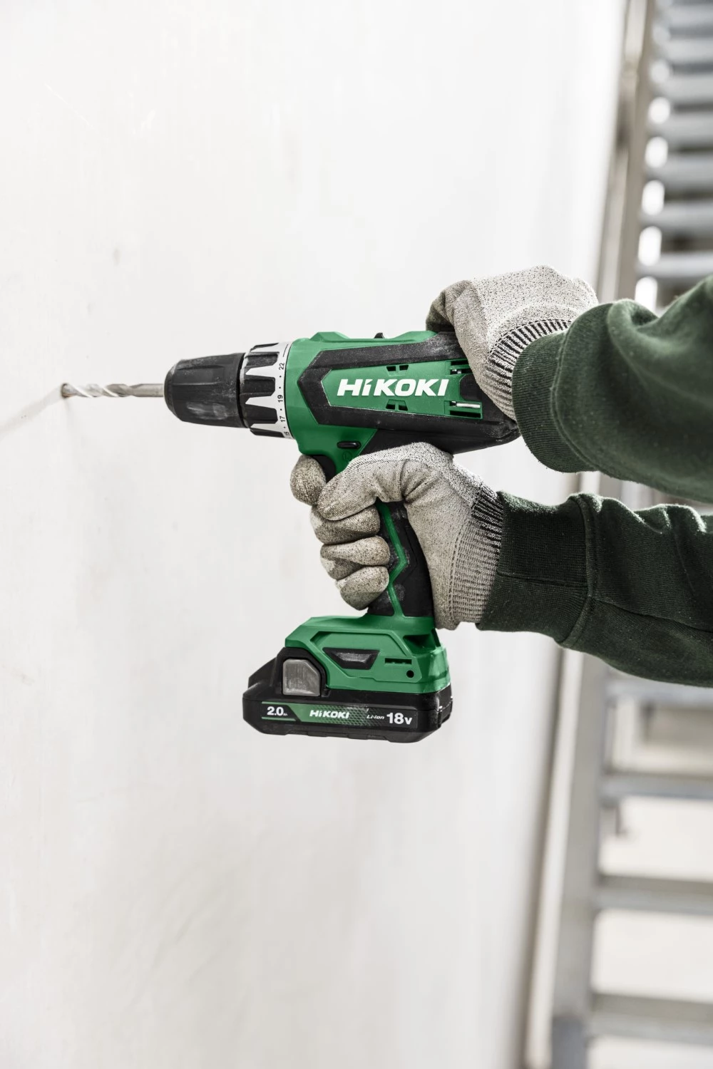 HiKOKI DV18DFWQZ 18V Li-ion Accu klop-boor-schroefmachine set (2x2,0Ah) in HSC II-image