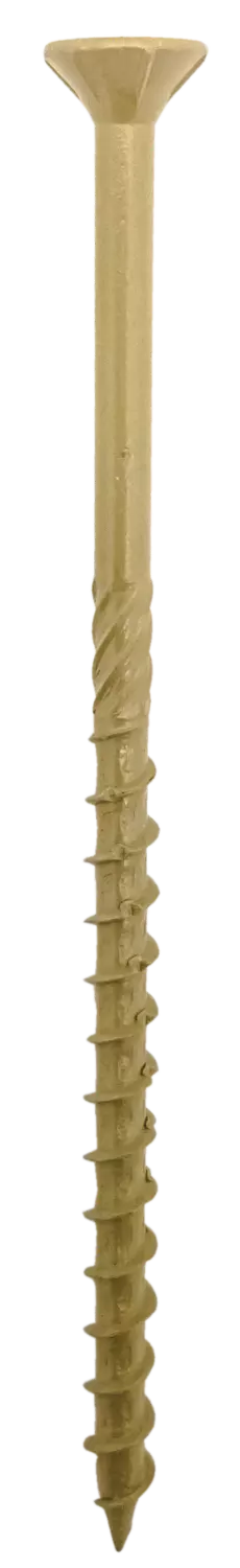 Woodies 61851441 Vis ultime pour panneaux d'aggloméré - Acier trempé - Tête fraisée - Filetage partiel - TX25 - 5.0 x 60mm (200pcs)-image