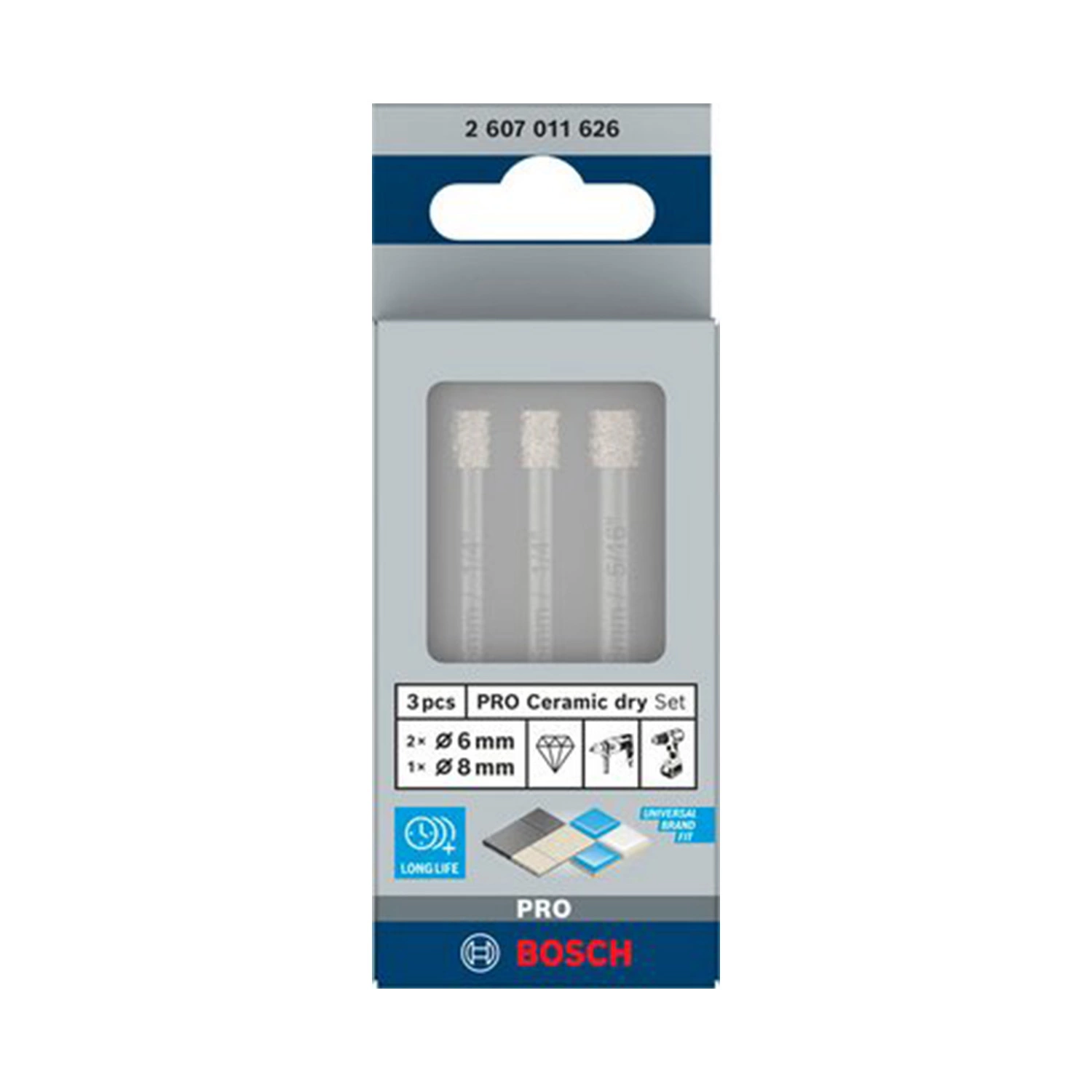 Bosch 615997678 Jeu de carreaux diamantés + marqueur-image