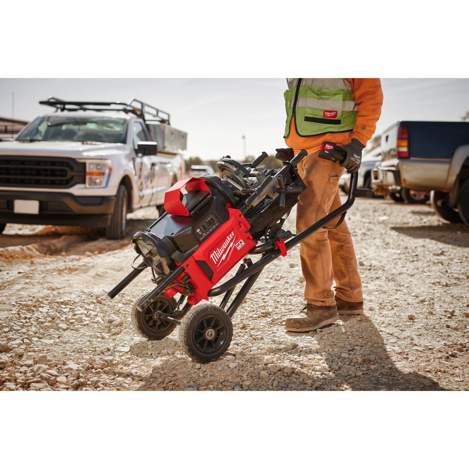 Milwaukee MXF PTR2-0 MX Fuel machine à fileter sans fil corps-image