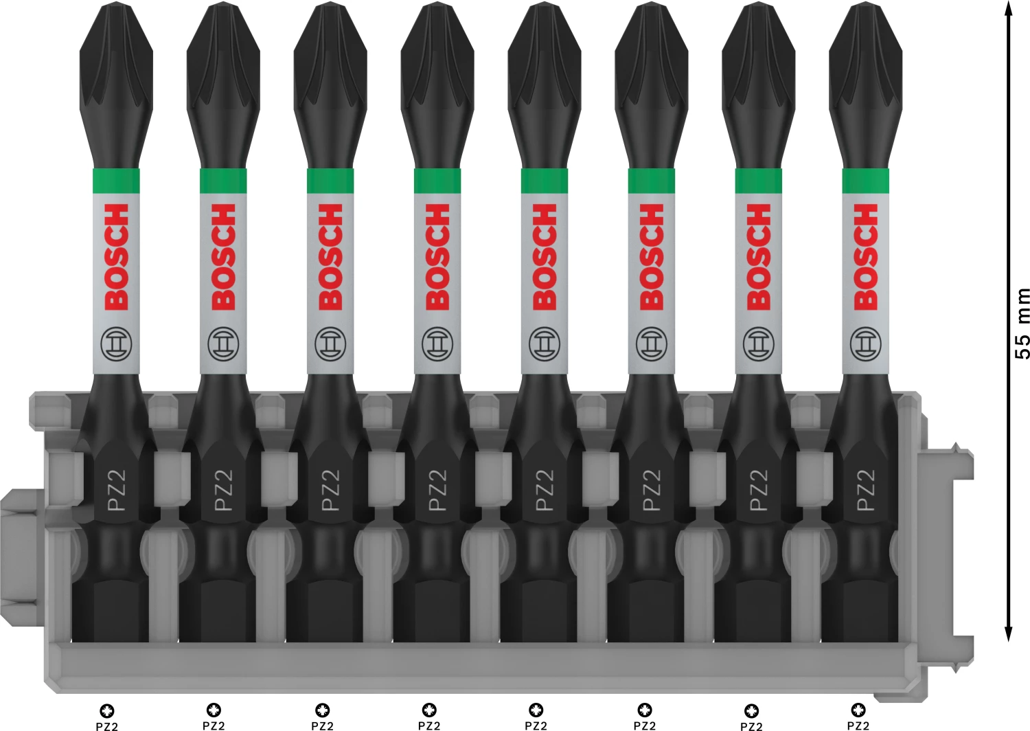 Bosch 2608522331 Impact control bits - PZ2 x 50mm (8st)-image