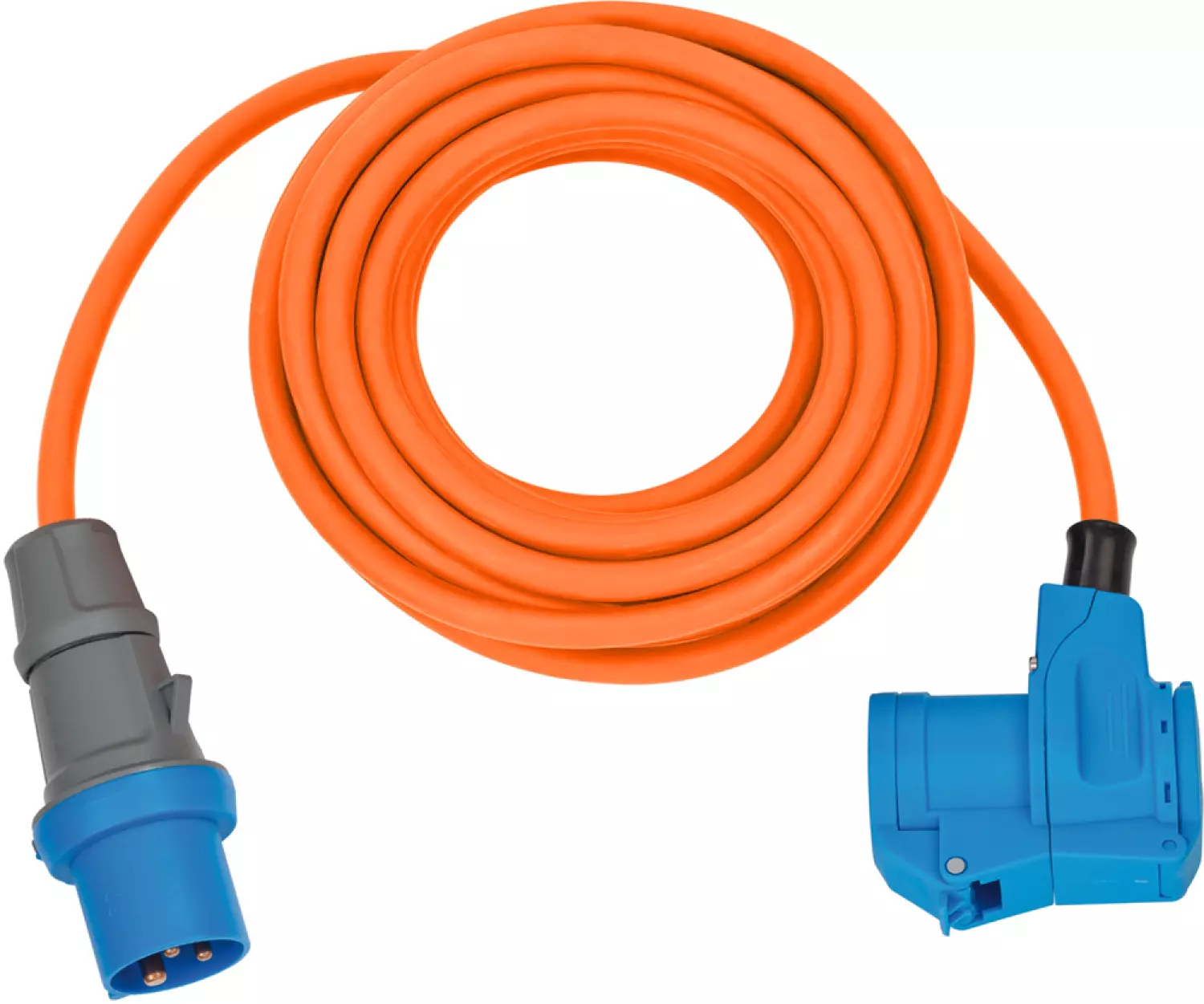 Brennenstuhl 1167650510 Adapterkabel CEE IP44 - haakse koppeling 230V/16A - 10m - H07RN-F 3G2,5 - oranje-image