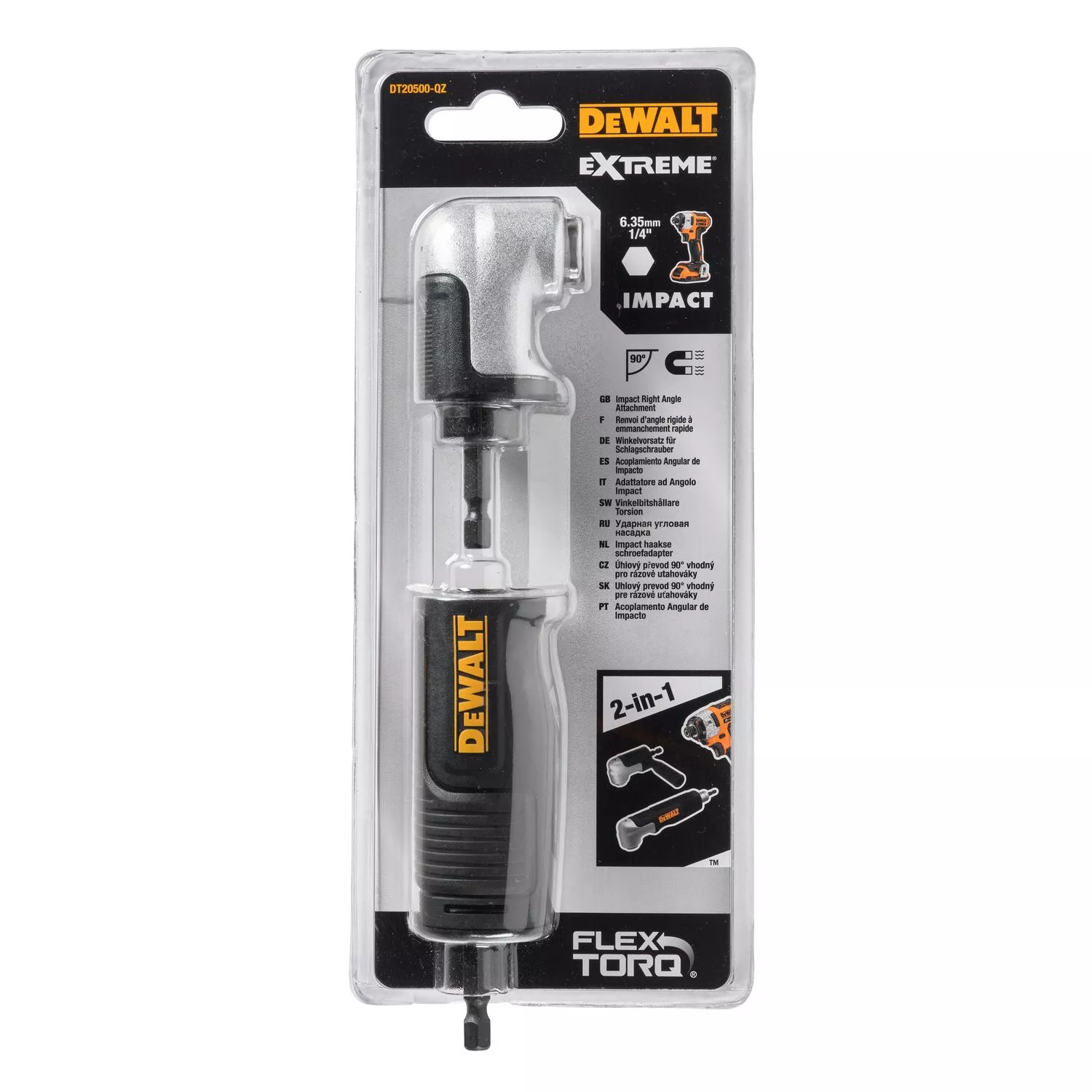 DeWALT DT20500 Adaptateur pour tournevis à angle droit IMPACT Torsion-image