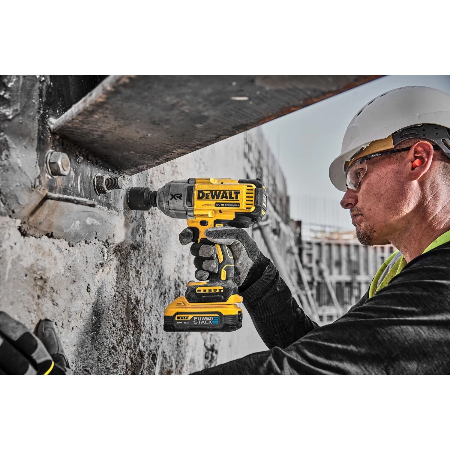 DeWALT DCF900H2T 18V Li-ion accu slagmoersleutel set (2x 5.0Ah accu) in TSTAK - 1898Nm - 1/2''-image