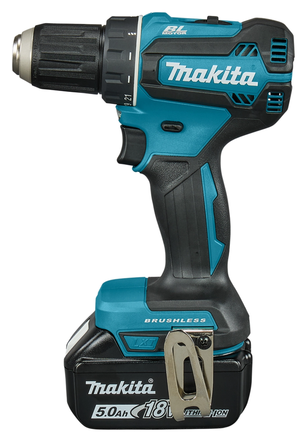 Makita DDF485RTJ Perceuse visseuse sans-fil - 18V Li-ion - 2 batteries 5,0 ah - MAKPAC - Brushless - 50 Nm-image