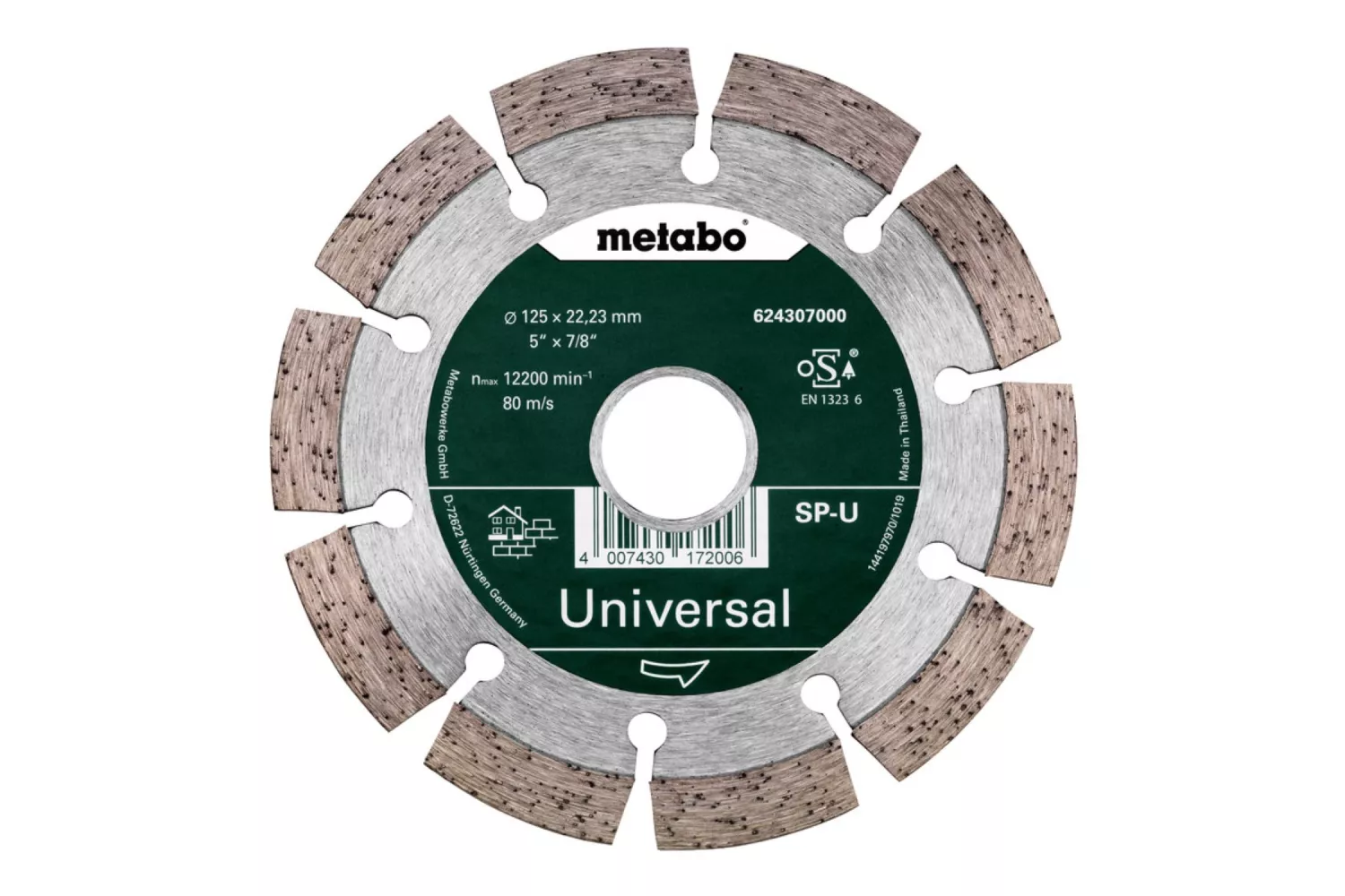 Metabo WQ 1100-125 Haakse slijper in koffer incl. 2 diamantzaagbladen - 1100W - 125mm-image