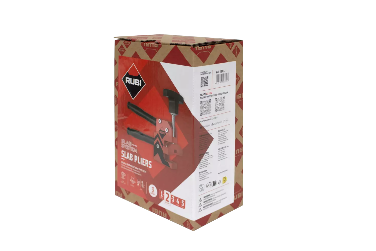 Rubi 28916 Slab Pro Pince à carreaux - 12 mm