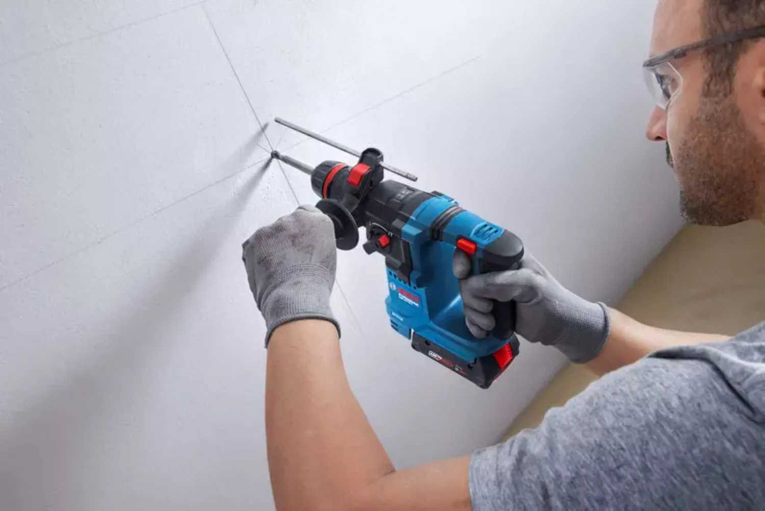 Bosch GBH 18V-18 X SDS-plus kit marteau perforateur ONECHUCK (2x 2,0 Ah) dans L-Boxx - 1,5 J-image