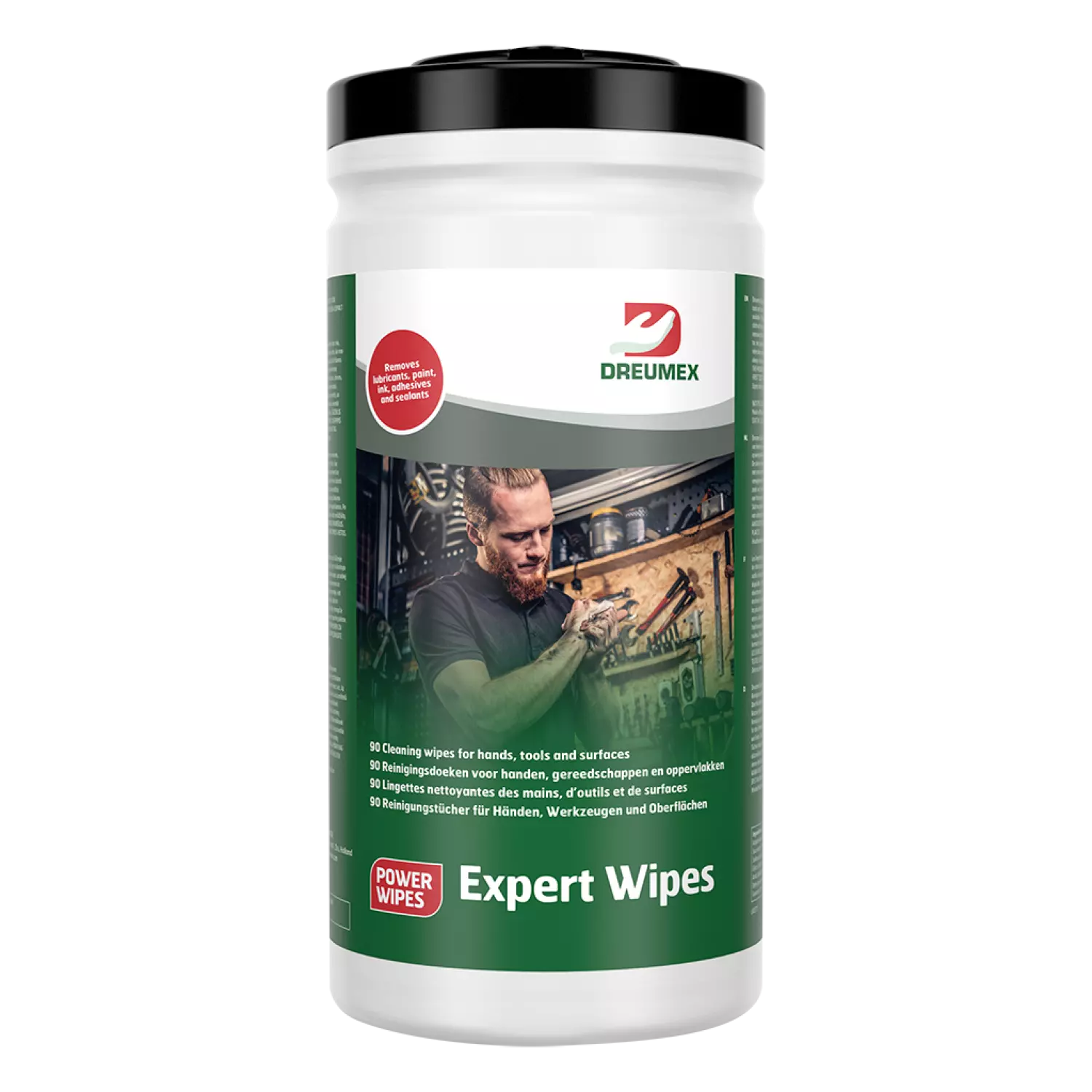 Dreumex Expert Wipes Nettoyant pour les mains 90 lingettes-image