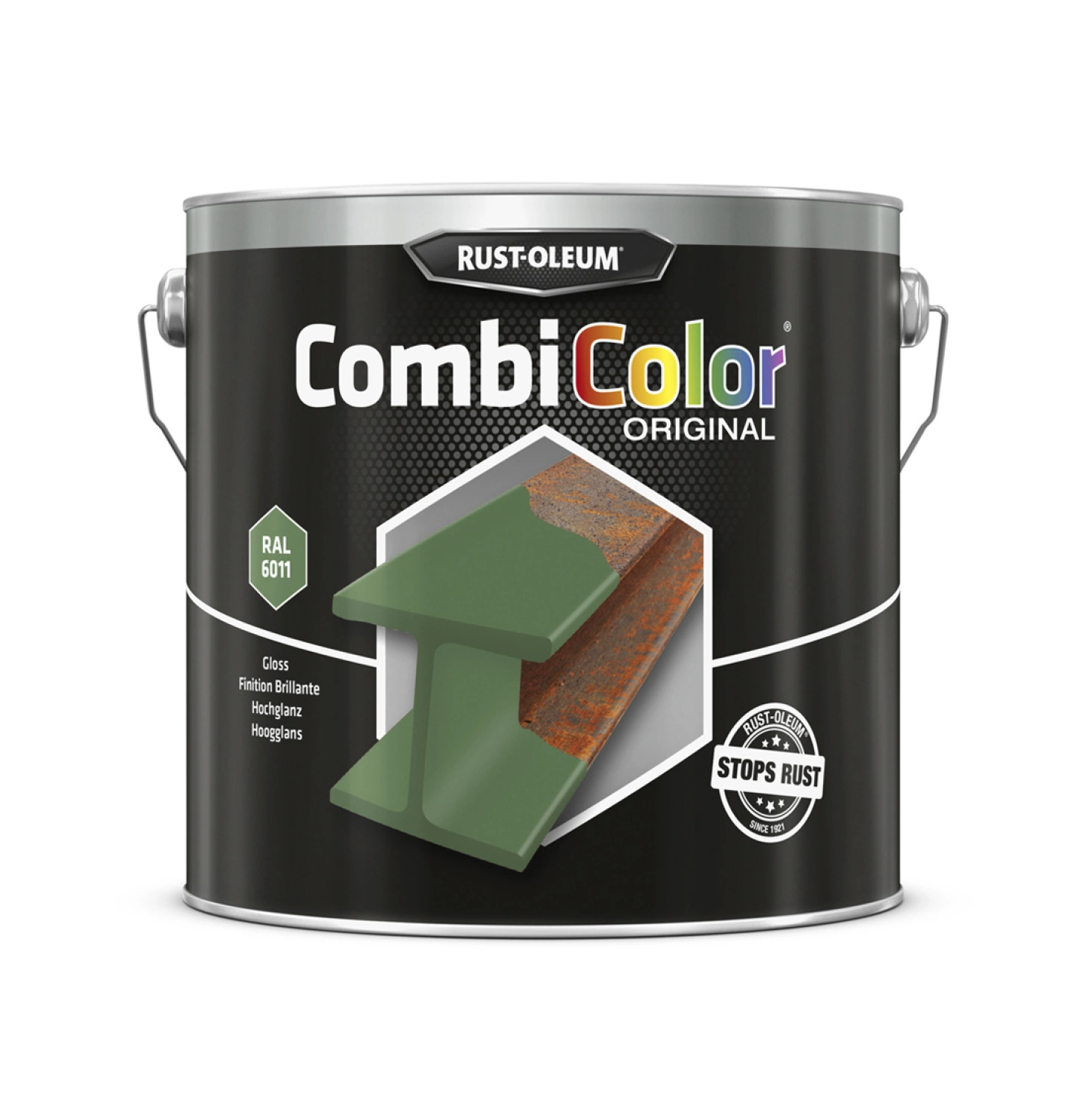 Rust-Oleum Combicolor Hoogglans - RAL 6011 resedagroen - 0,75L-image