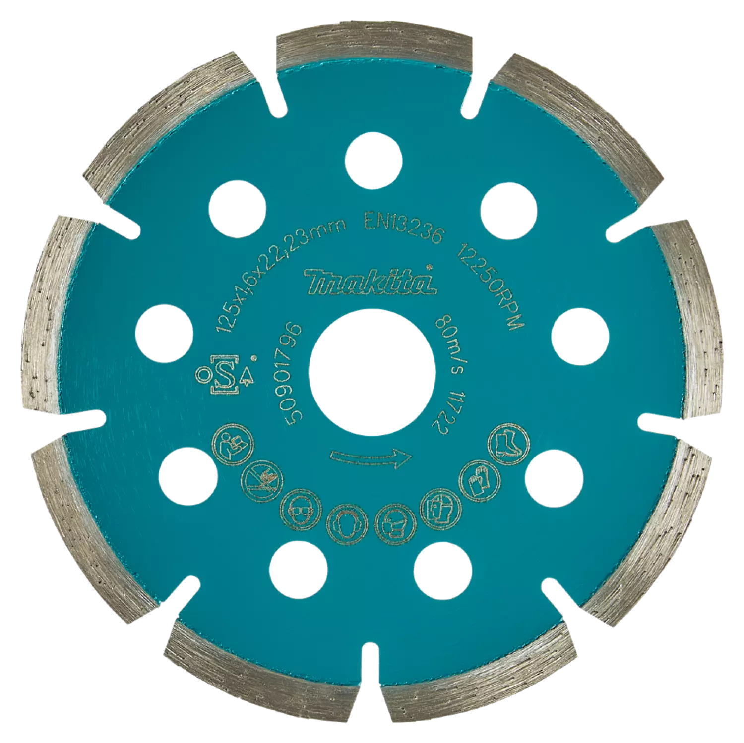 Disque Diamant Makita B -53796 - 125 x 1,6 x 22,23 mm - Béton-image