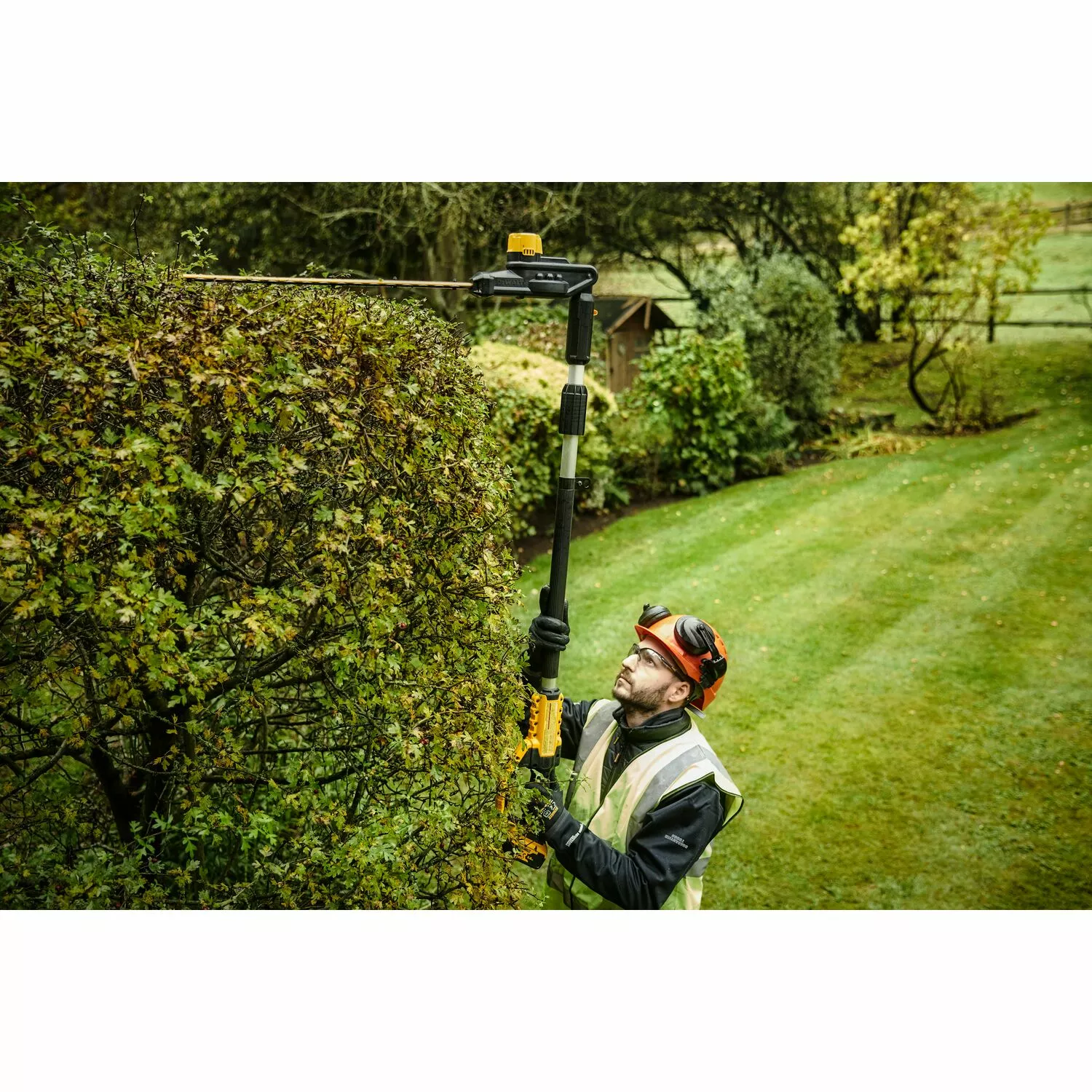 DeWALT DCMPH566P1 18V XR Li-Ion Taille-haie sur perche set (1x 5.0Ah Batterie) - Sans balais - 550mm-image