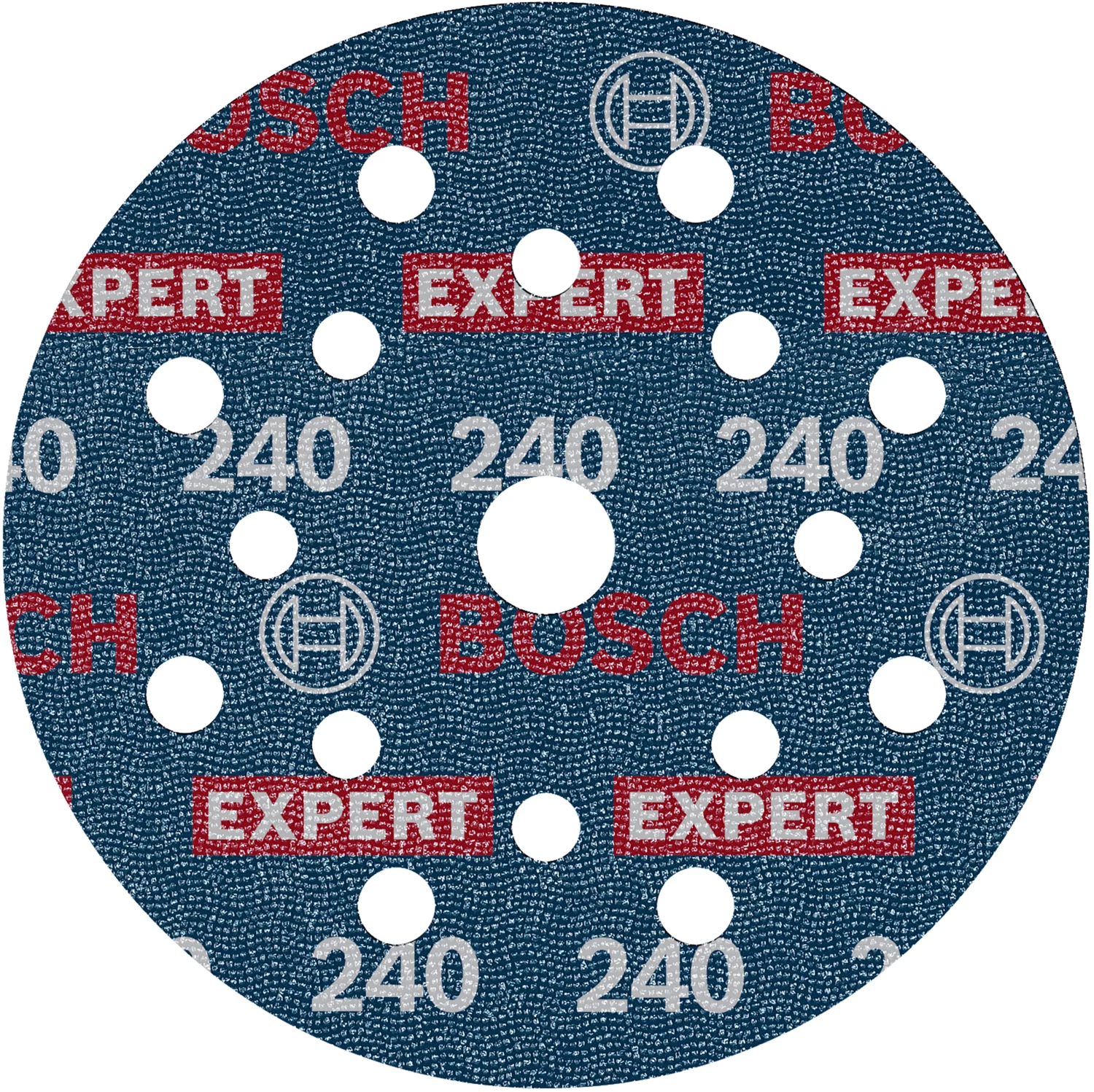 Bosch 2608902404 Disque abrasif EXPERT O780 avec support film - 125 mm - K240 (6 pièces)-image