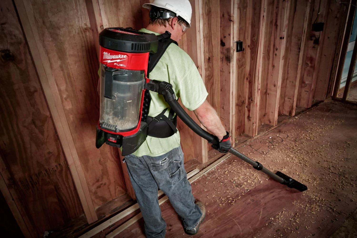 Milwaukee M18 FBPV-0 18V Li-Ion accu backpack Stofzuiger body - koolborstelloos-image