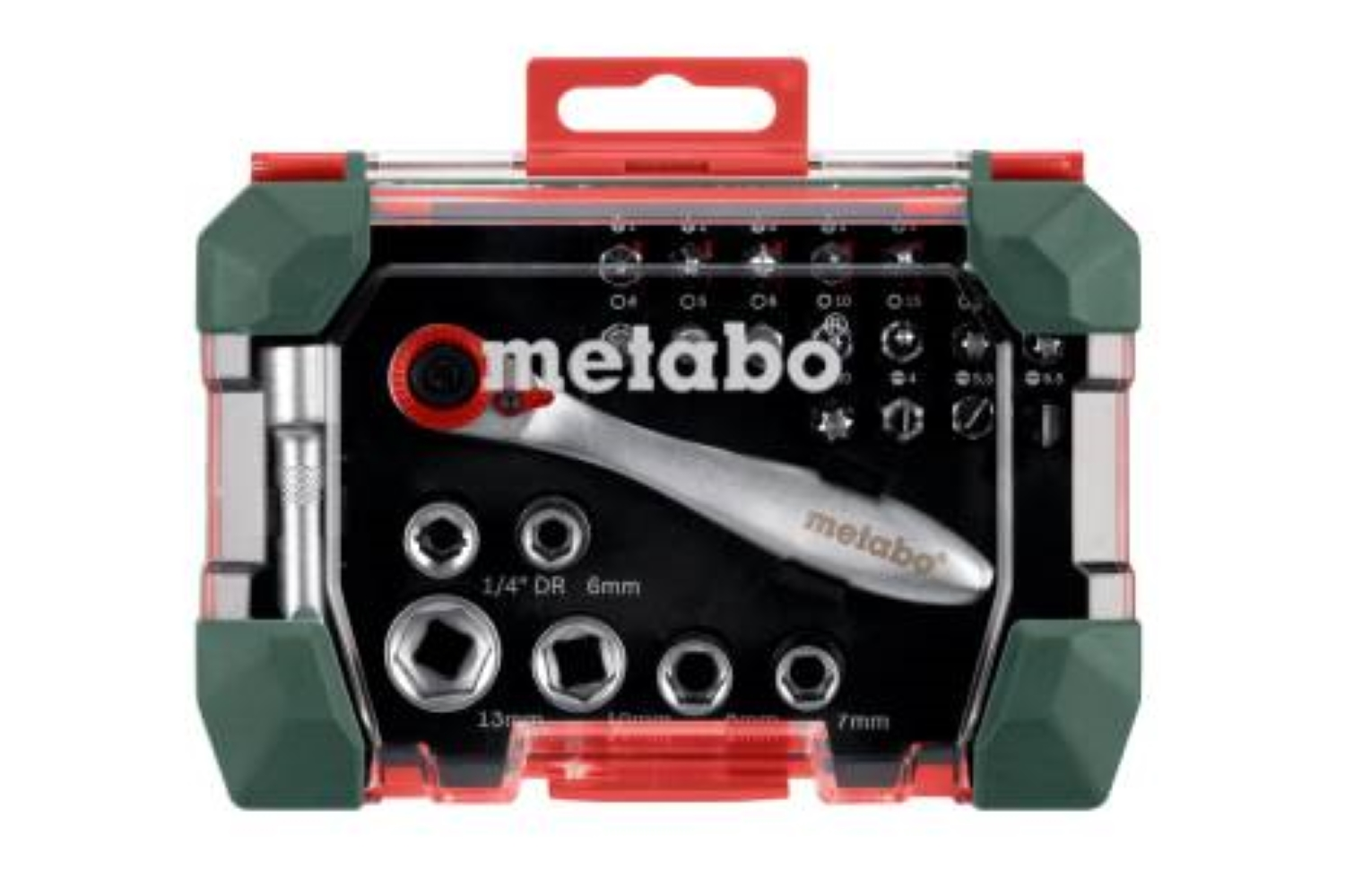 Metabo 626701000 26 delige Bit- en Ratel Set in cassette-image