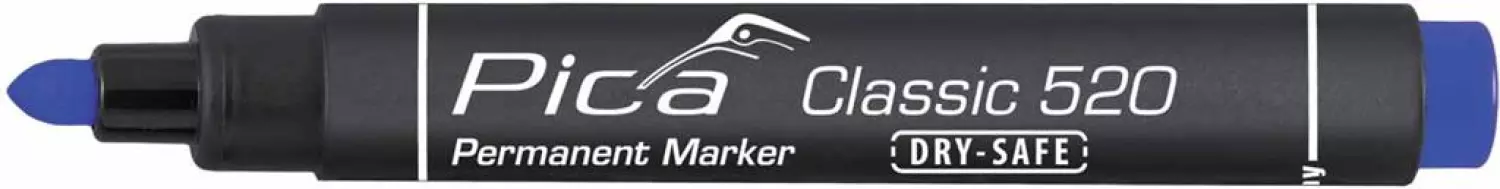 Pica 520/40 Permanent Marker - Rond - Blauw - 1-4mm (10st)-image