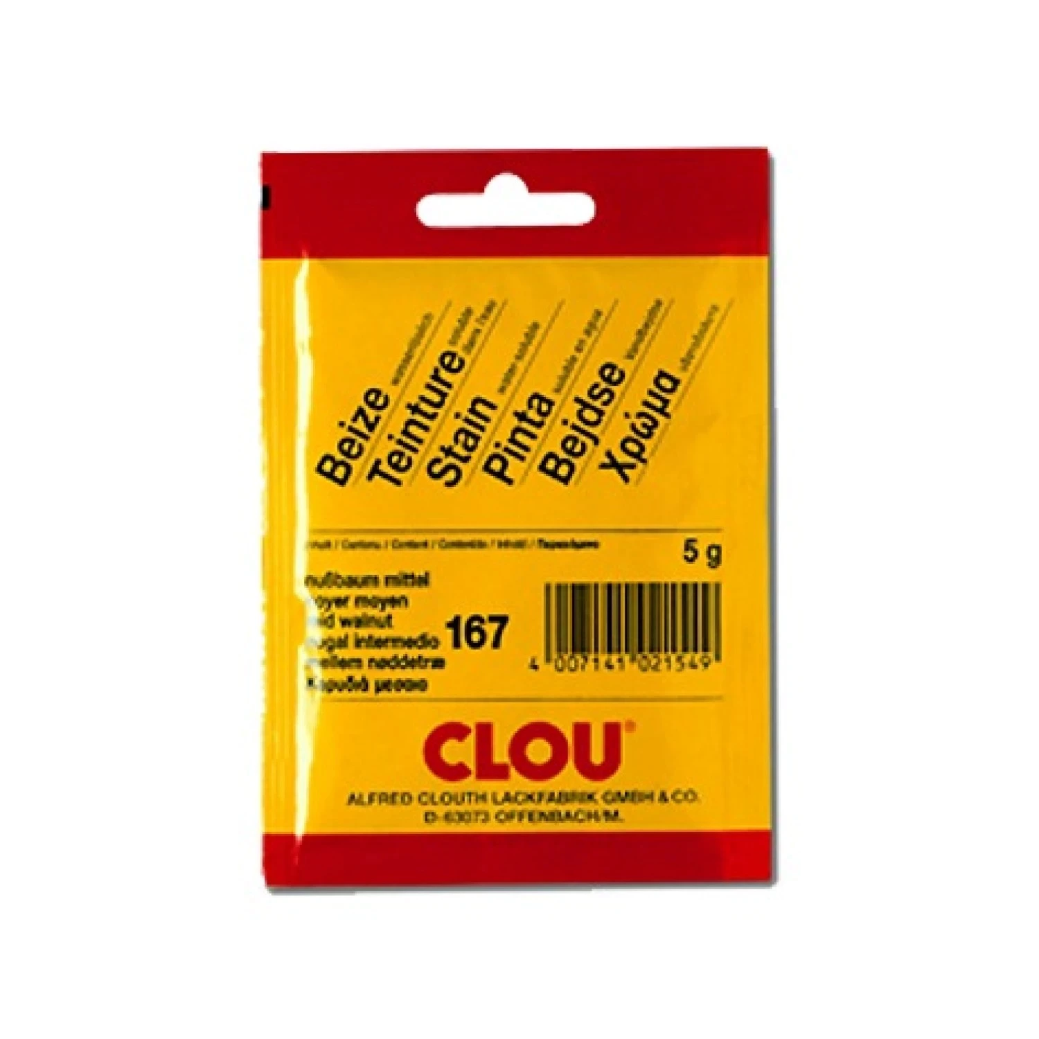 Clou Zakje Waterbeits - 152 Oranje Geel - goed voor 250ml-image