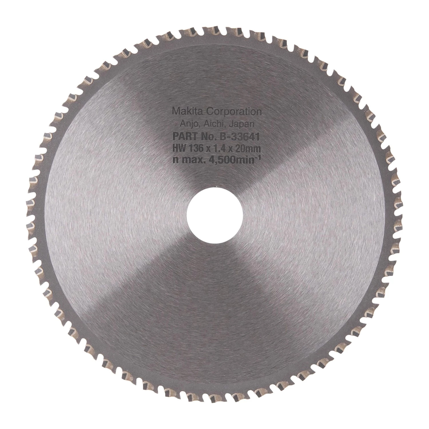 Makita B-33641 Cirkelzaagblad Dun plaatstaal-image