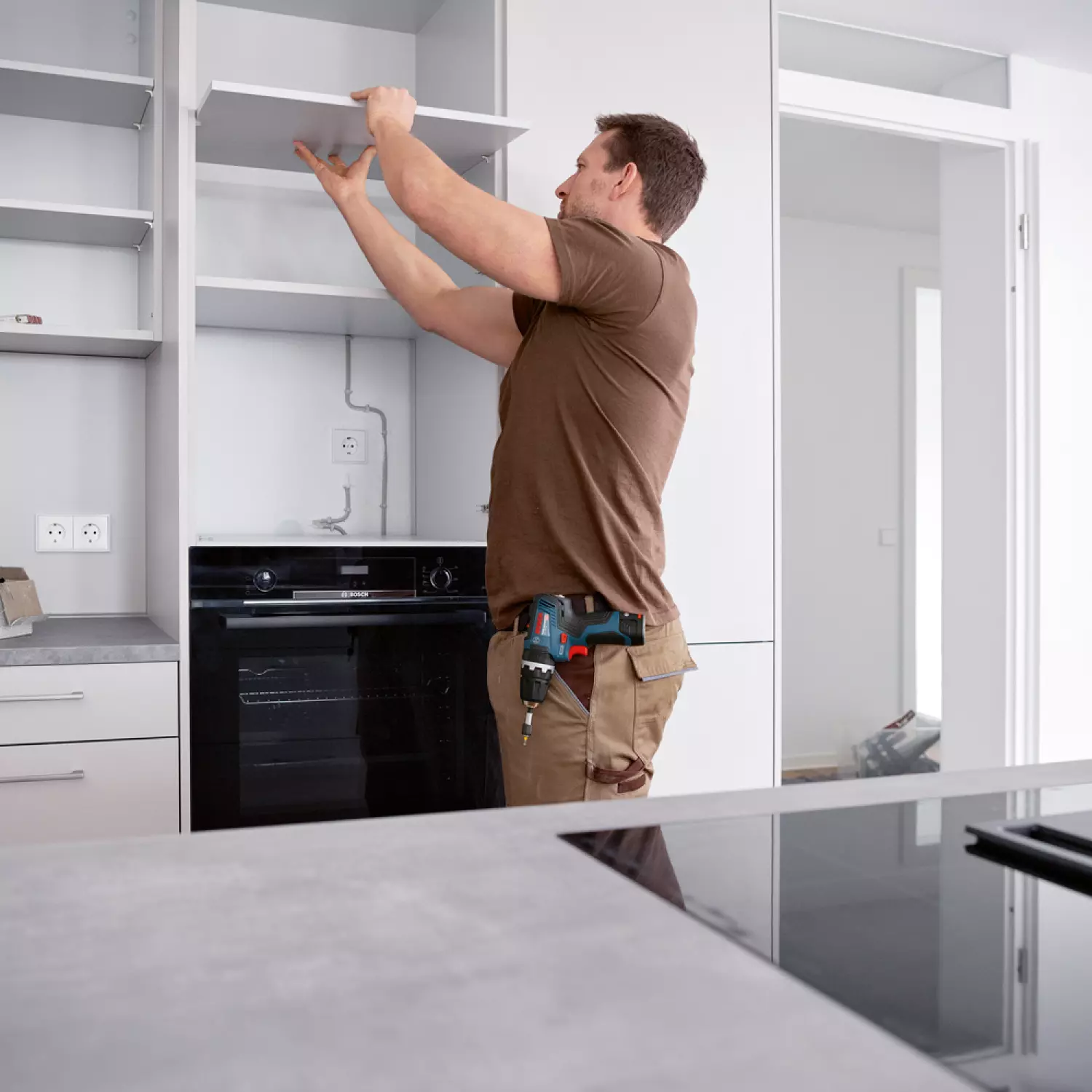 Bosch GSB 12V-35 12V Li-Ion accu schroefklopboormachine body - 35Nm-image