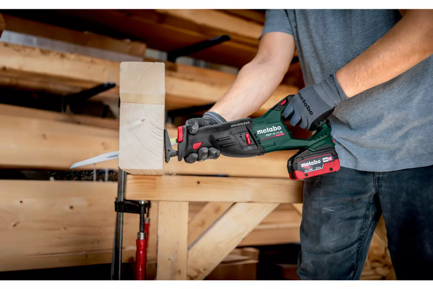Metabo SSEP 18 LT BL 18V Li-ion Scie sabre sans fil-image