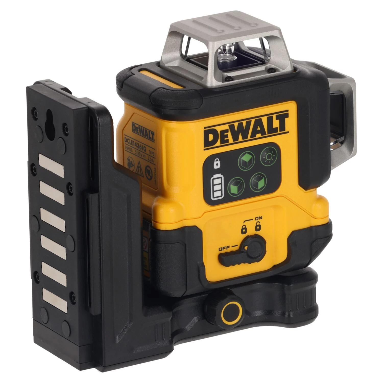 DeWALT DCLE14361GB-XJ Kruislijnlaser in tas - 3x 360° - groen - 50m - IP54-image