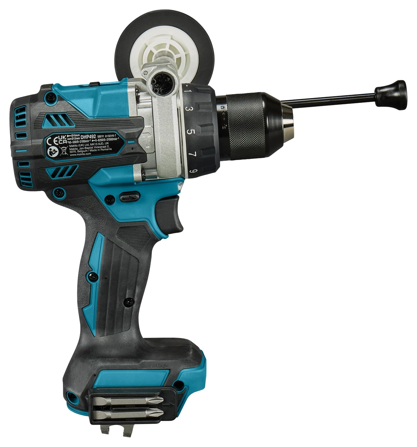 Makita DHP492Z 18V Li-ion accu klopboor-/schroefmachine body - 130Nm - koolborstelloos-image