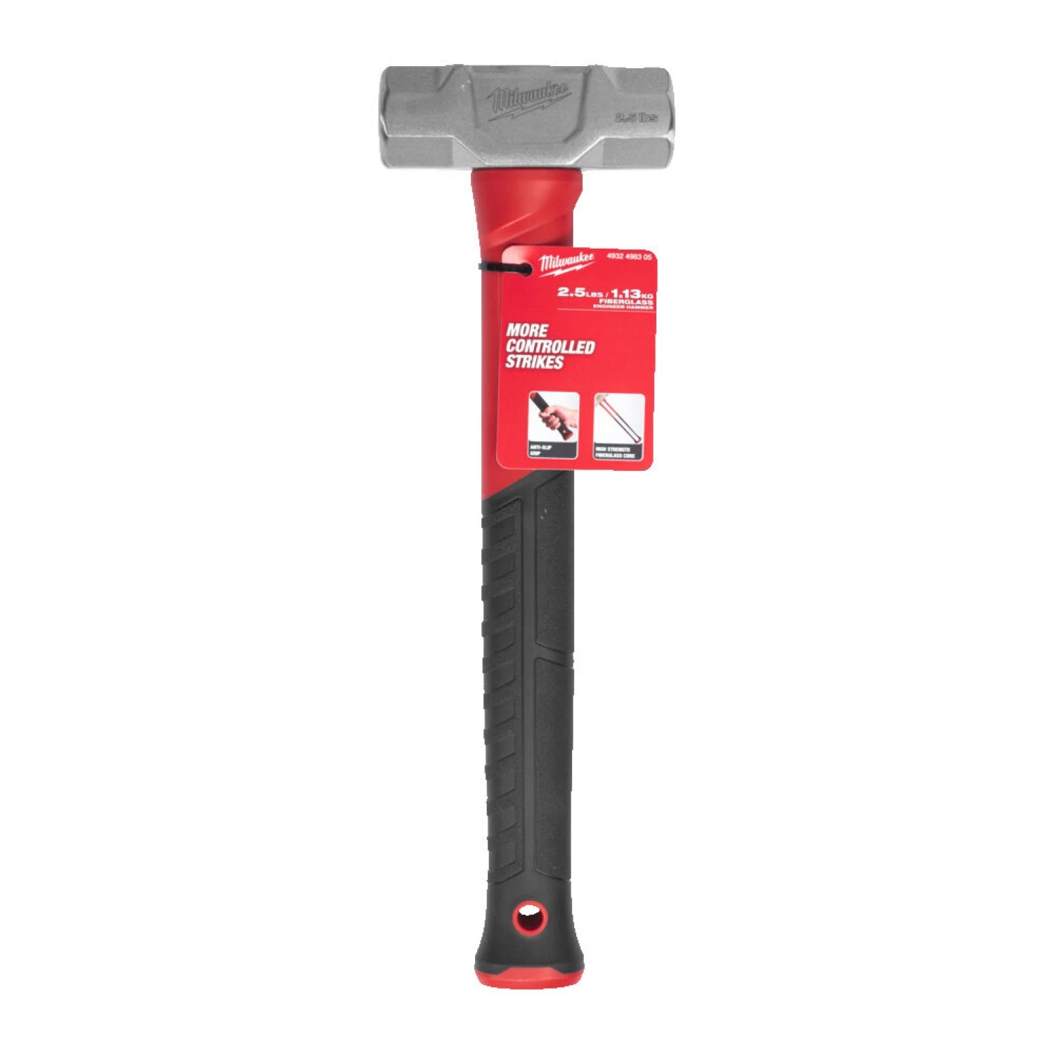 Milwaukee 4932498305 Marteau d'établi - manche en fibre de verre - 1130 grammes-image