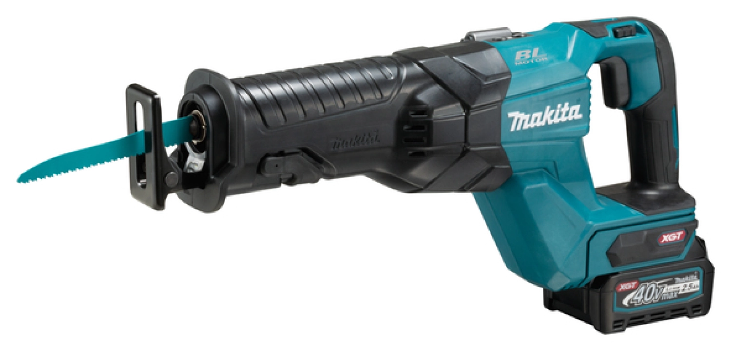 Makita JR001GD201 40V Li-Ion accu reciprozaag set (2x 2,5Ah) - 255x130mm - koolborstelloos-image