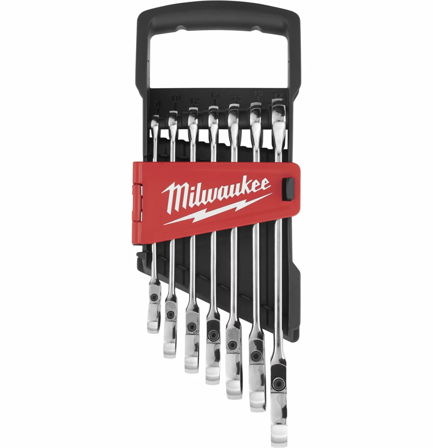 Milwaukee 4932478557 - Set de clés mixtes à cliquet à tête flexible MAX BITE™-image