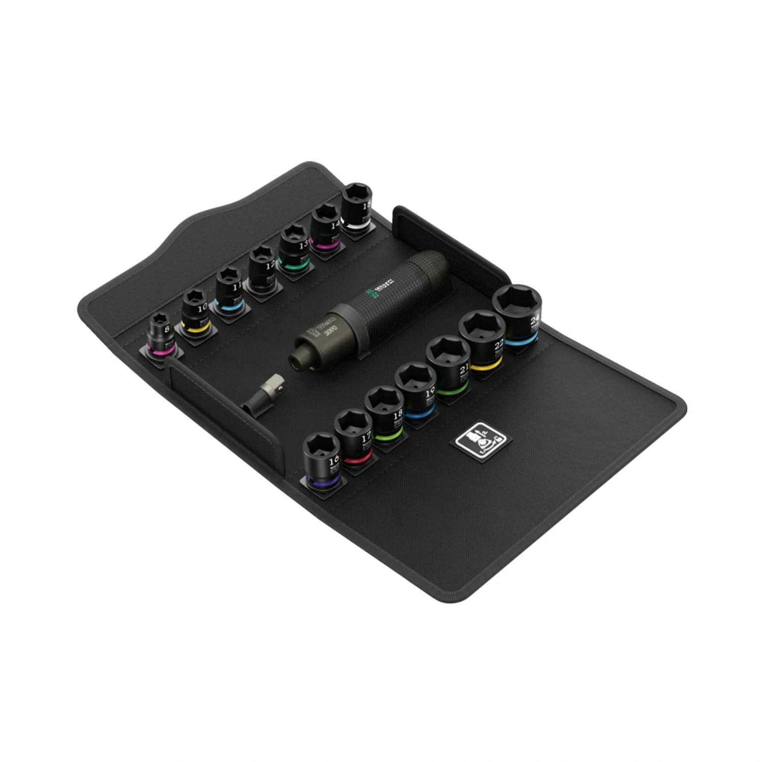 Wera 05072018001 jeu de tournevis à frapper 2090/16 Impaktor 1 de 16 pièces en étui - Métrique - 90 Nm