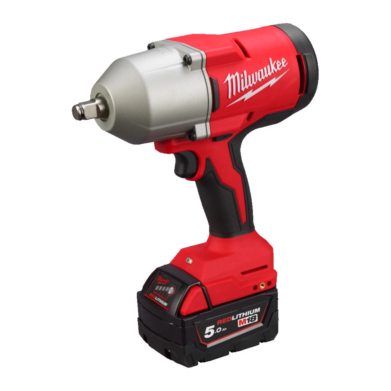 Milwaukee M18 BLHIWF12-502X 18V Li-ion accu Slagmoersleutel set (2x 5.0Ah accu) in HD Box - 1/2'' - 1627Nm-image