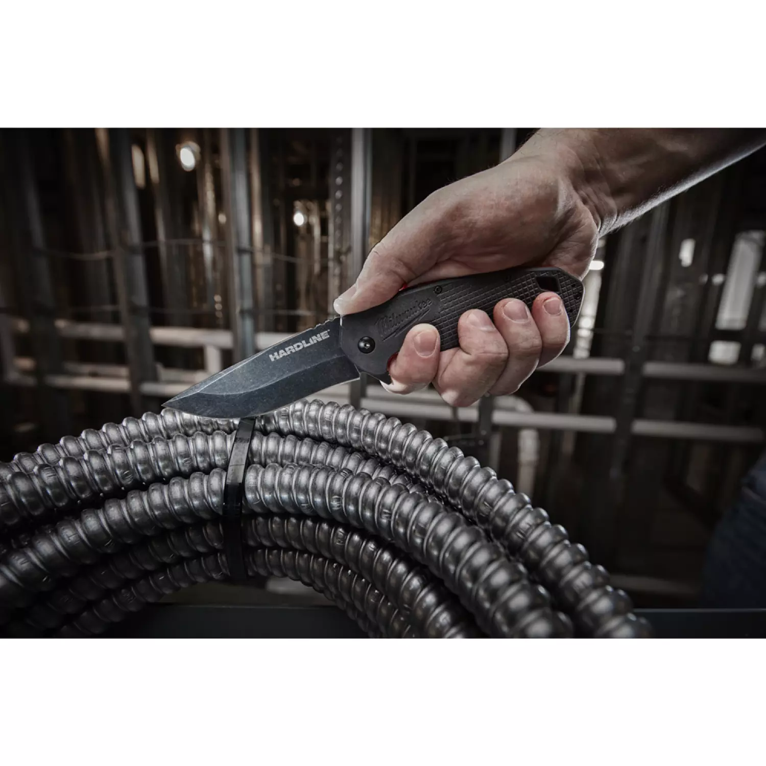 Milwaukee 4932492453 Couteau HARDLINE™ - 89mm - pliable-image