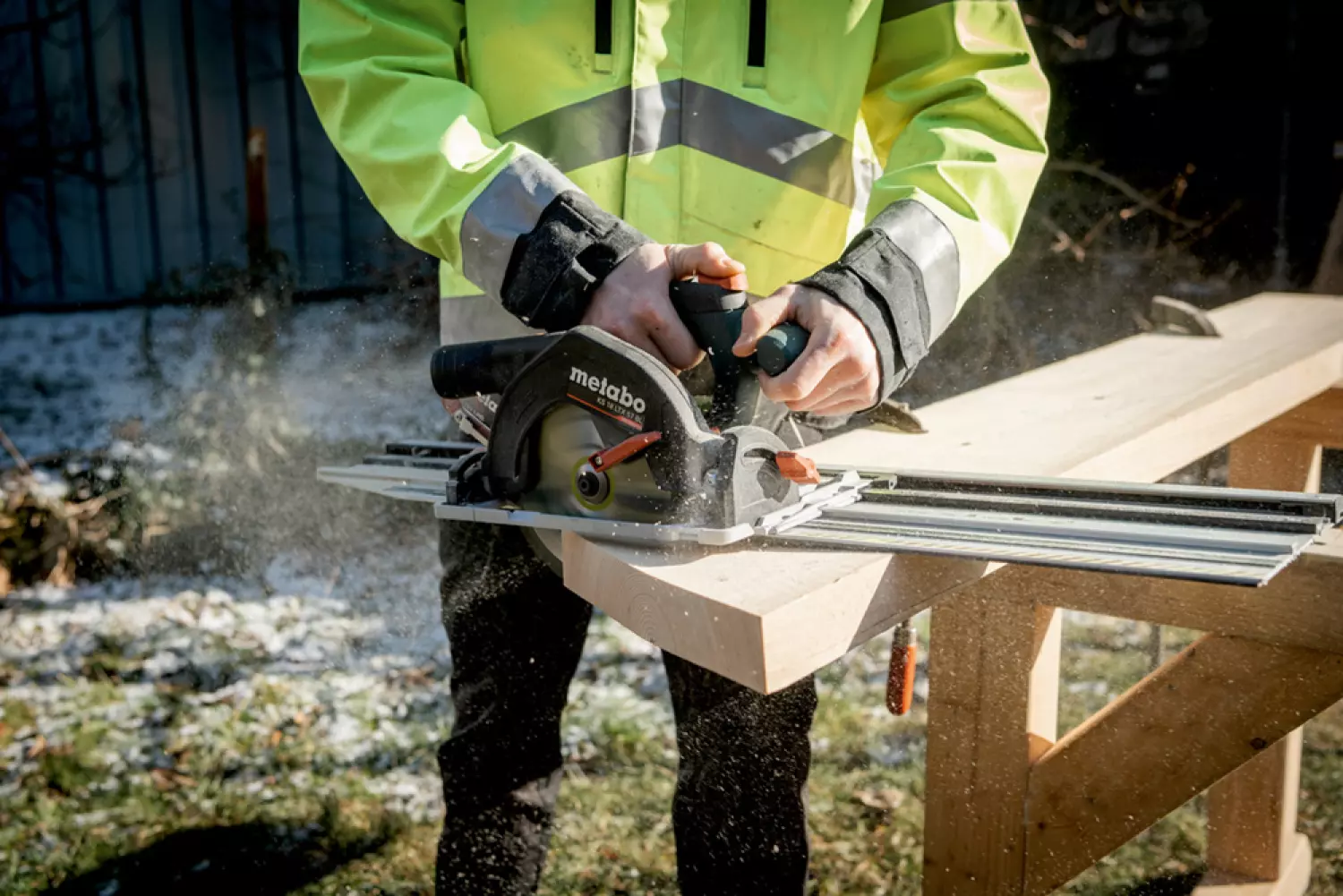 Metabo KS 18 LTX 57 BL 18V Li-ion accu cirkelzaag body in MetaBox - 165mm-image
