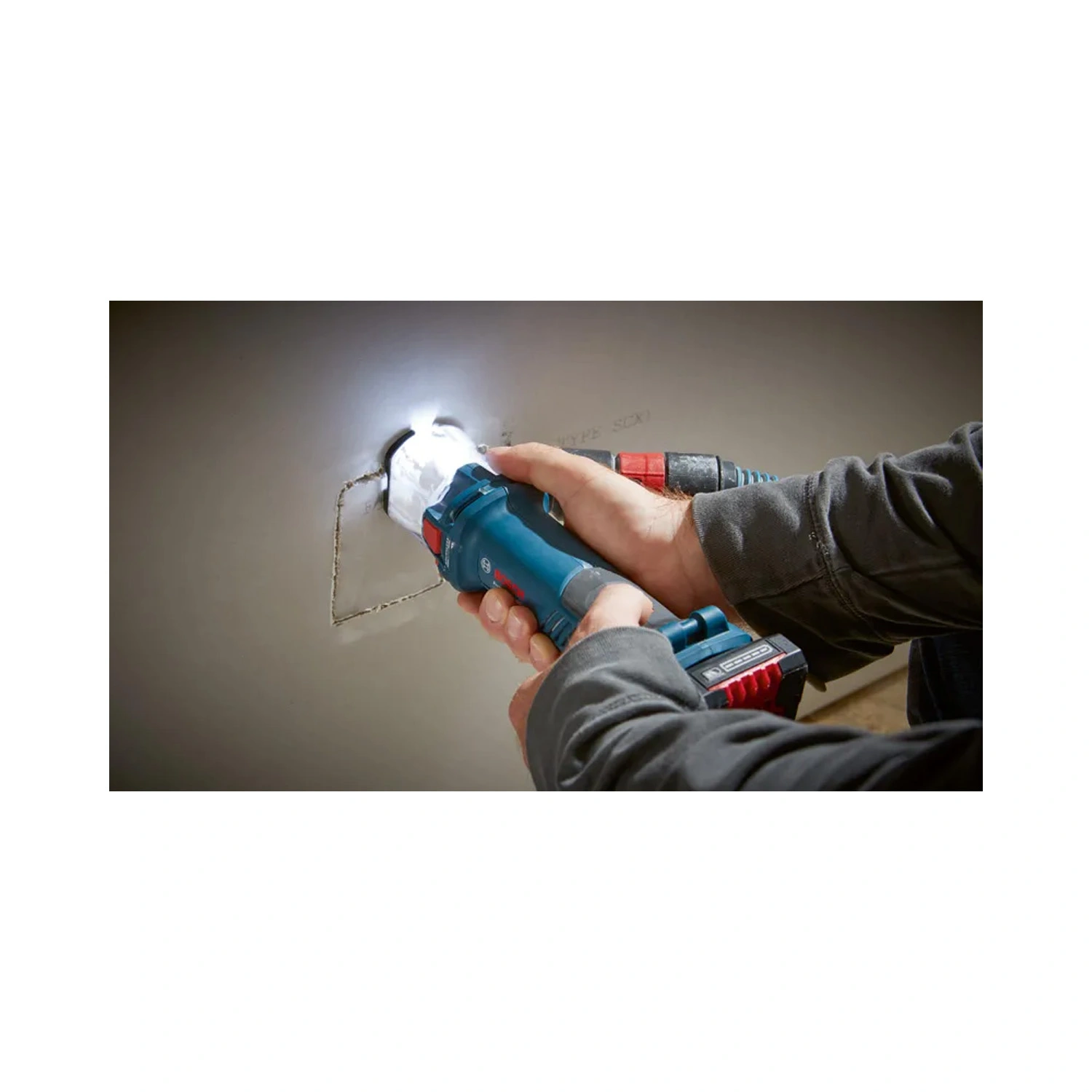 Bosch GCU 18V-30 - Accu Gipsfrees - in L-Boxx - Body