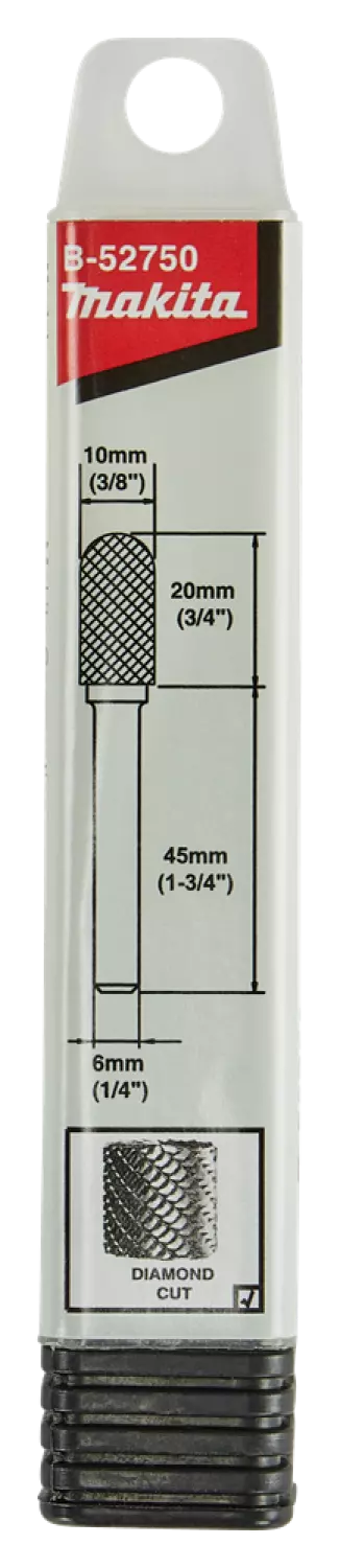 Makita B-52750 Hardmetalen stiftfrees - 10 x 20 x 6mm-image