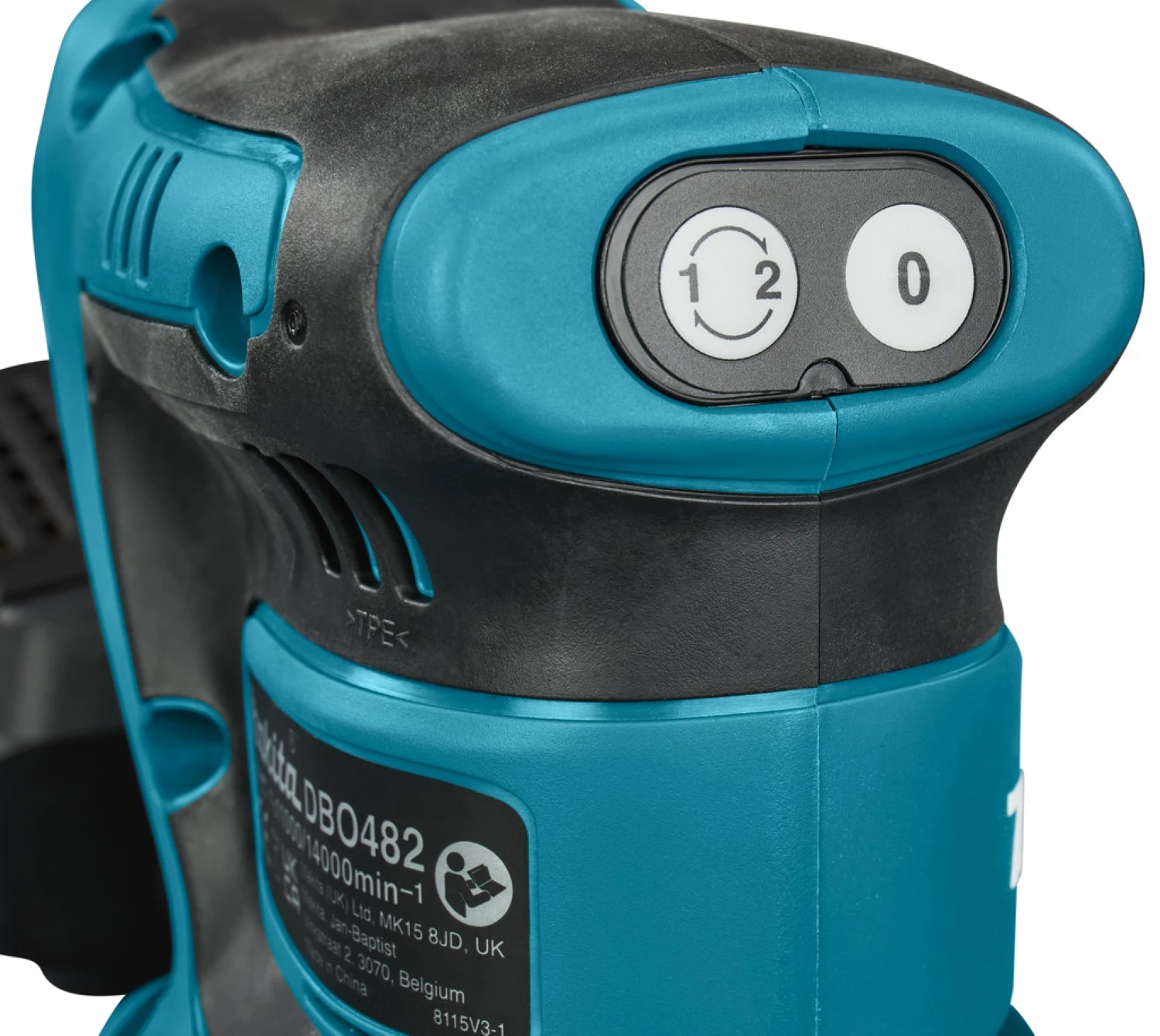 Makita DBO482RTJ LXT 18V Li-ion Accu Handpalm vlakschuurmachine set (2x 5,0 Ah) in Mbox-image
