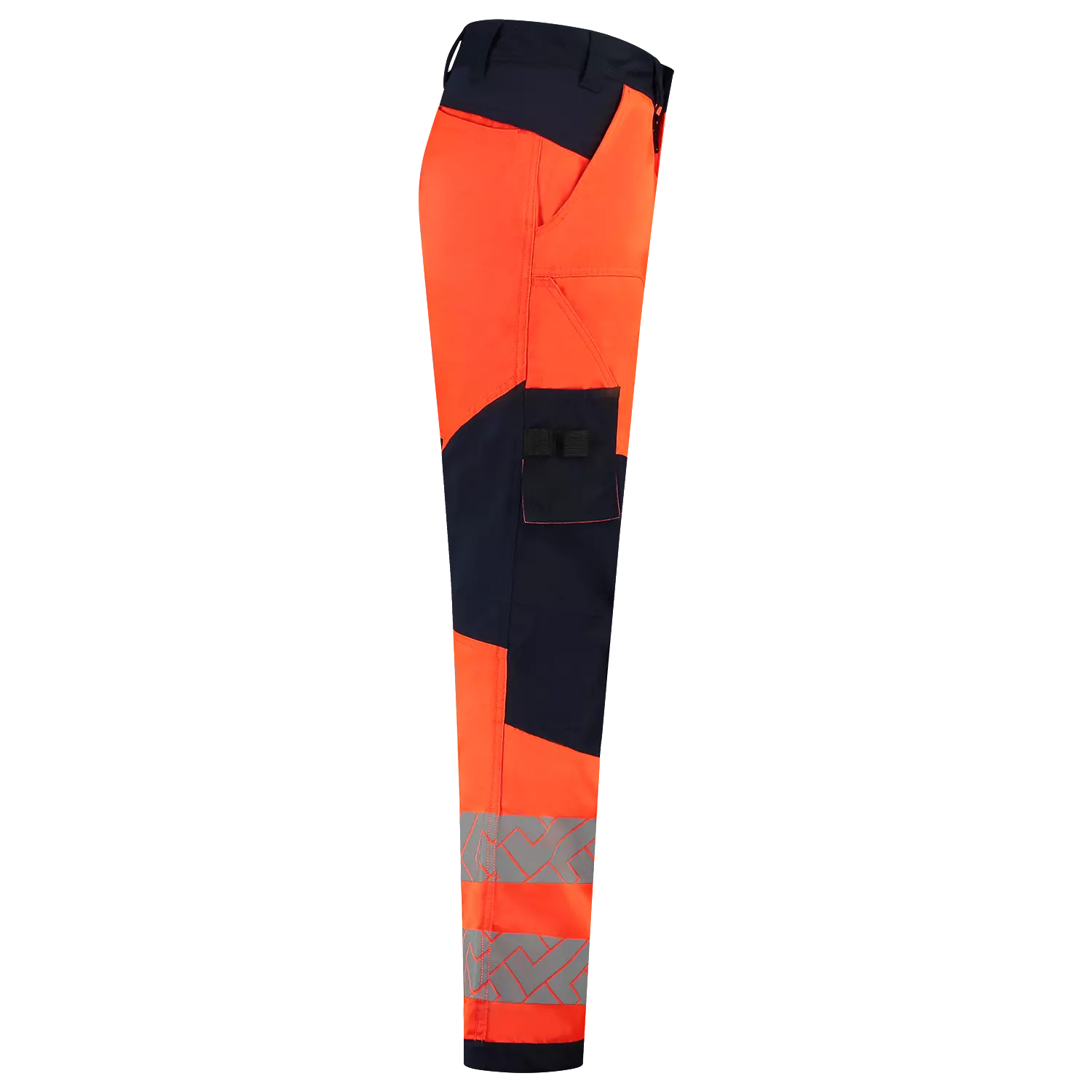 Tricorp 506119 Pantalon de travail fonctionnel stretch haute visibilité Redefined - Renforts aux genoux - Orange fluo - 48-image