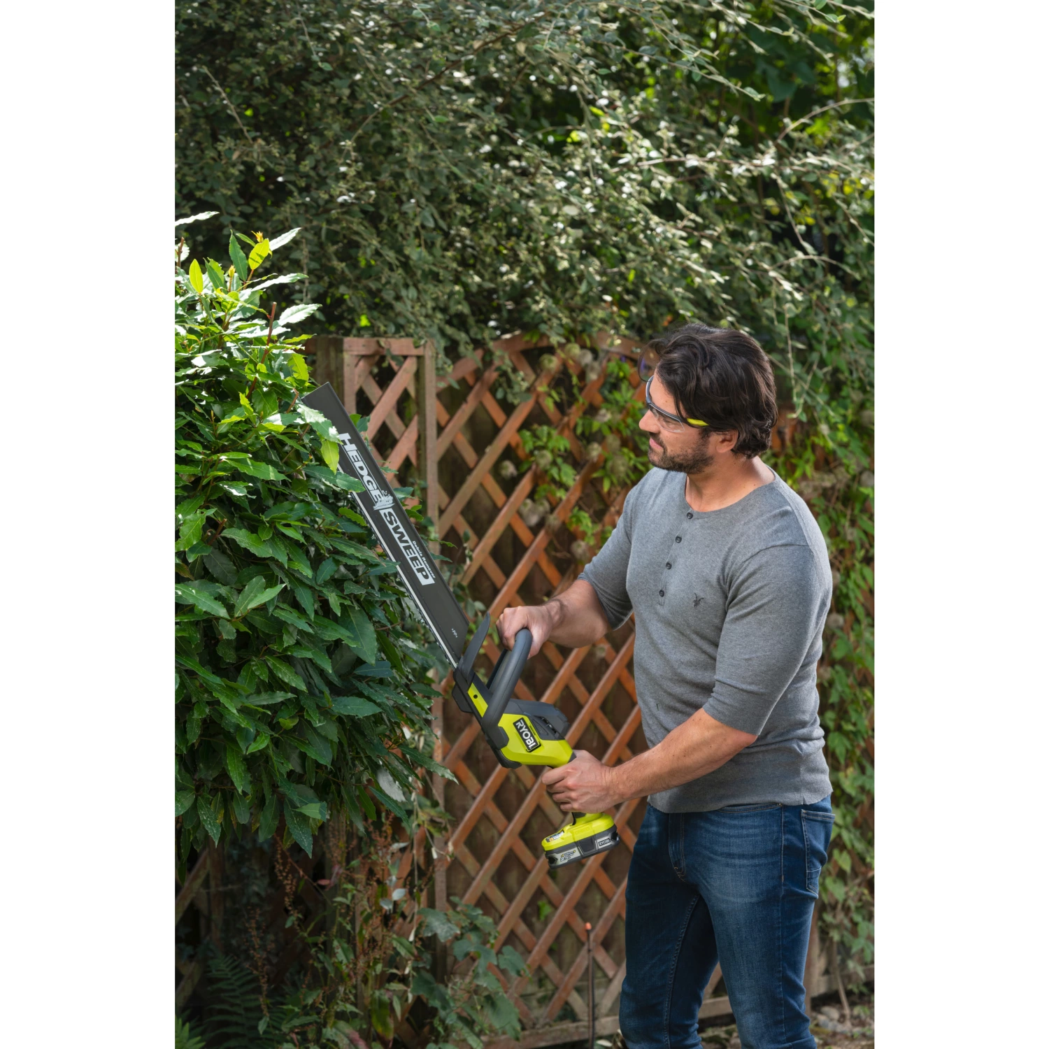 Ryobi RY18HT50A-120 18V Li-ion accu heggenschaar set (1x 2.0Ah accu) - 500mm-image