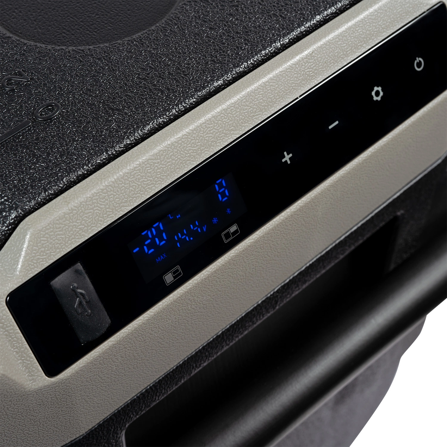 Steamy-E SECZGW41 Glacière à compresseur électrique sur roues Dual Zone - 41L-image