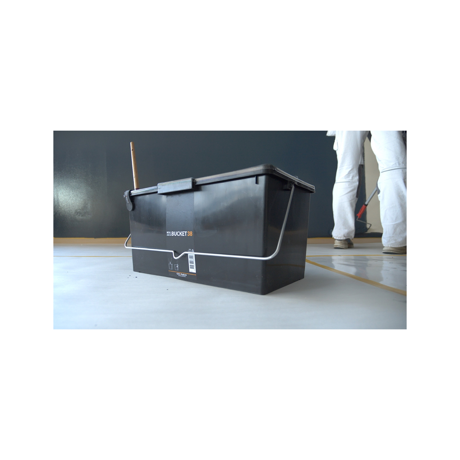 Go!Paint Roll And Go Seau à peinture - Rouleau 38 cm-image