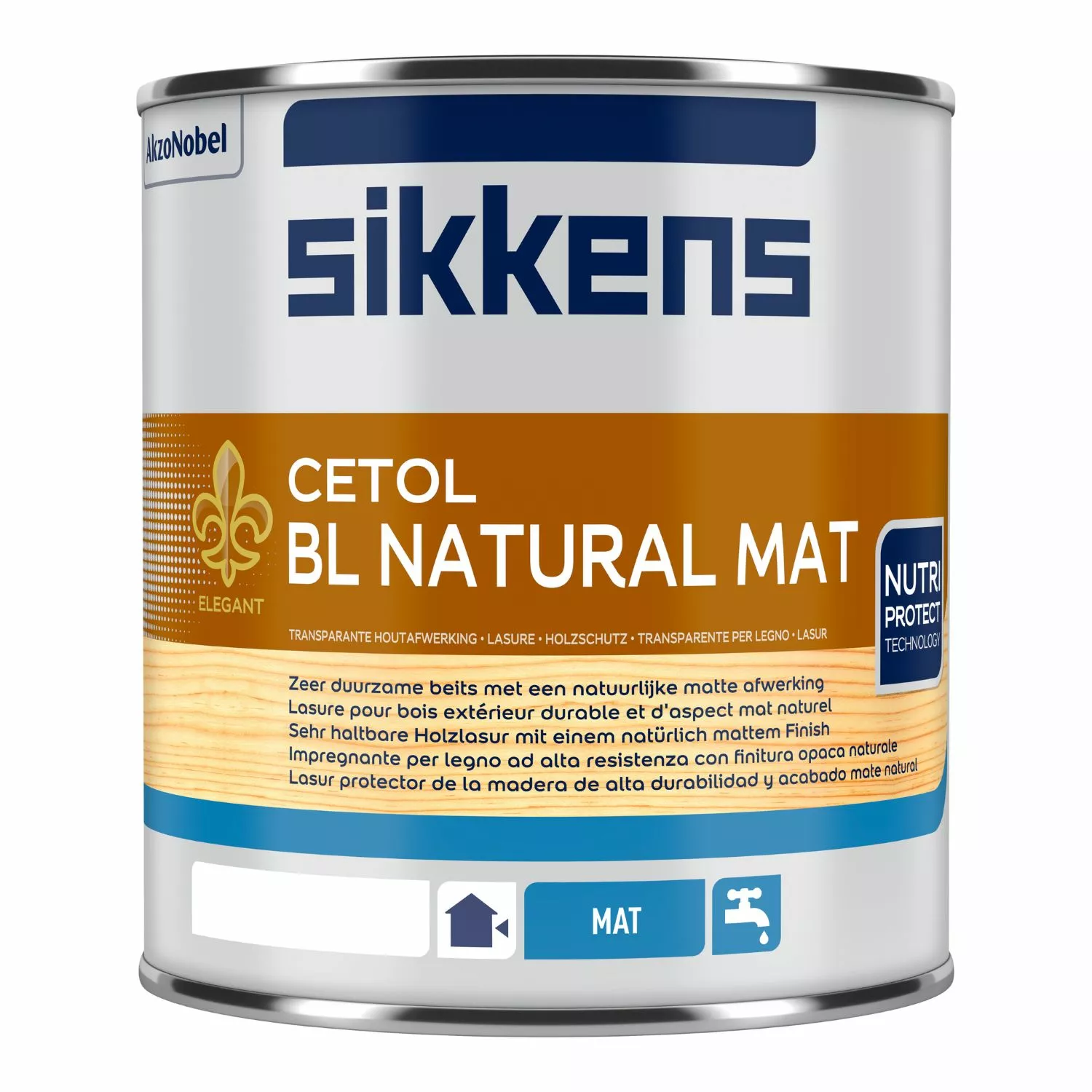 Sikkens Cetol BL Natural Mat - op kleur gemengd - 1L-image